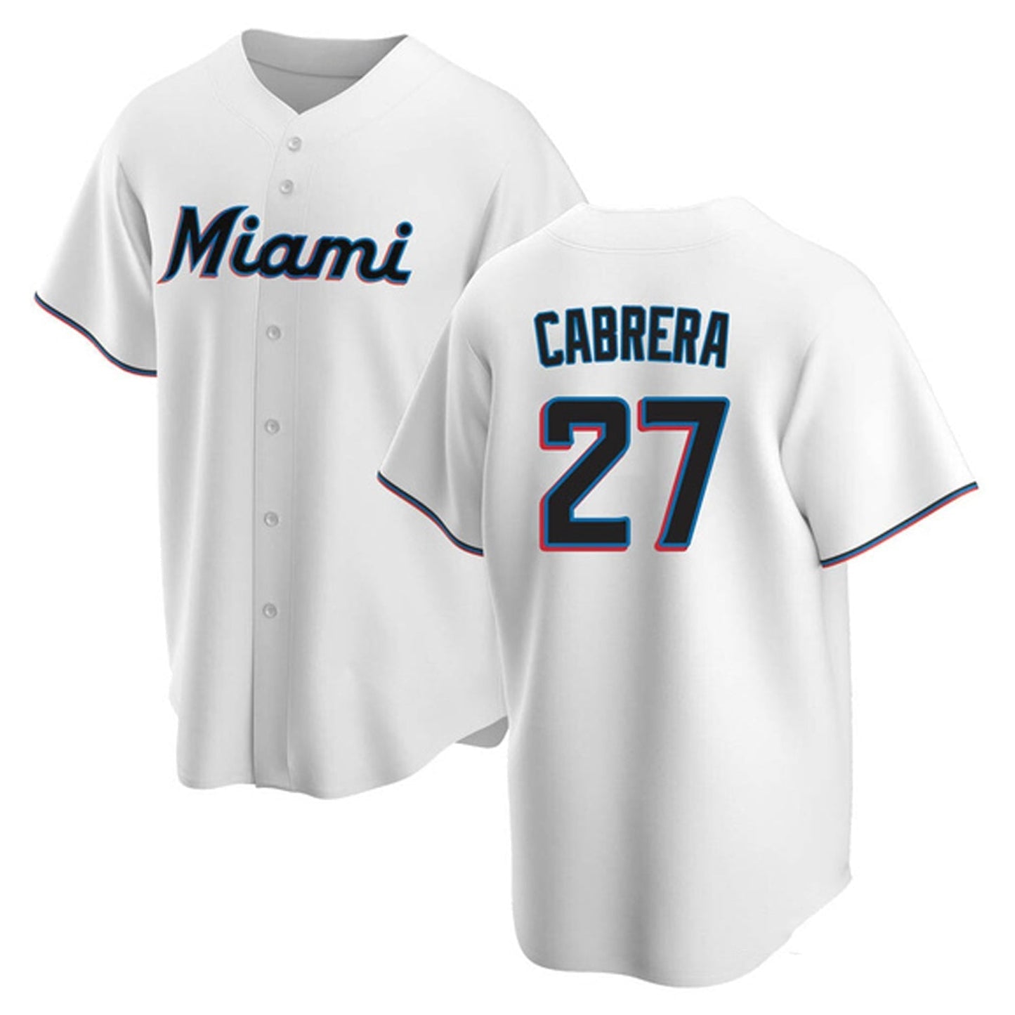 Baseball Edward Cabrera Miami Marlins 27 Jersey