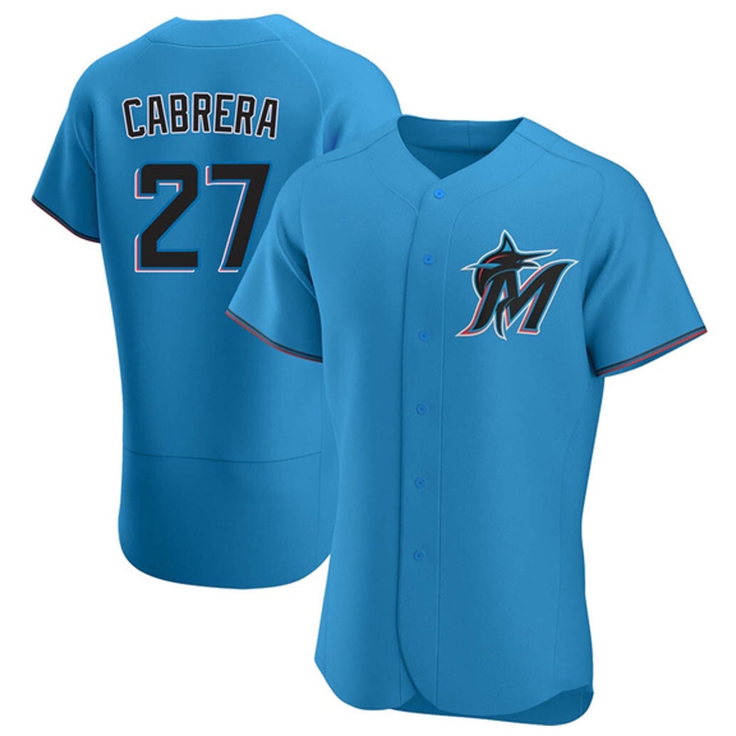 Baseball Edward Cabrera Miami Marlins 27 Jersey
