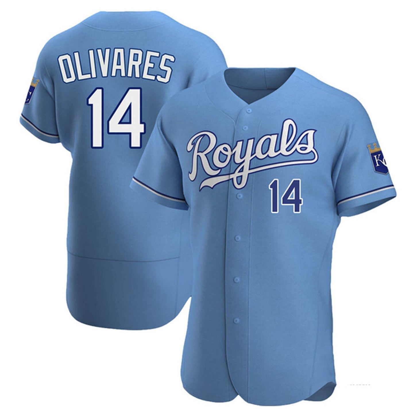 Baseball Edward Olivares Kansas City Royals 14 Jersey