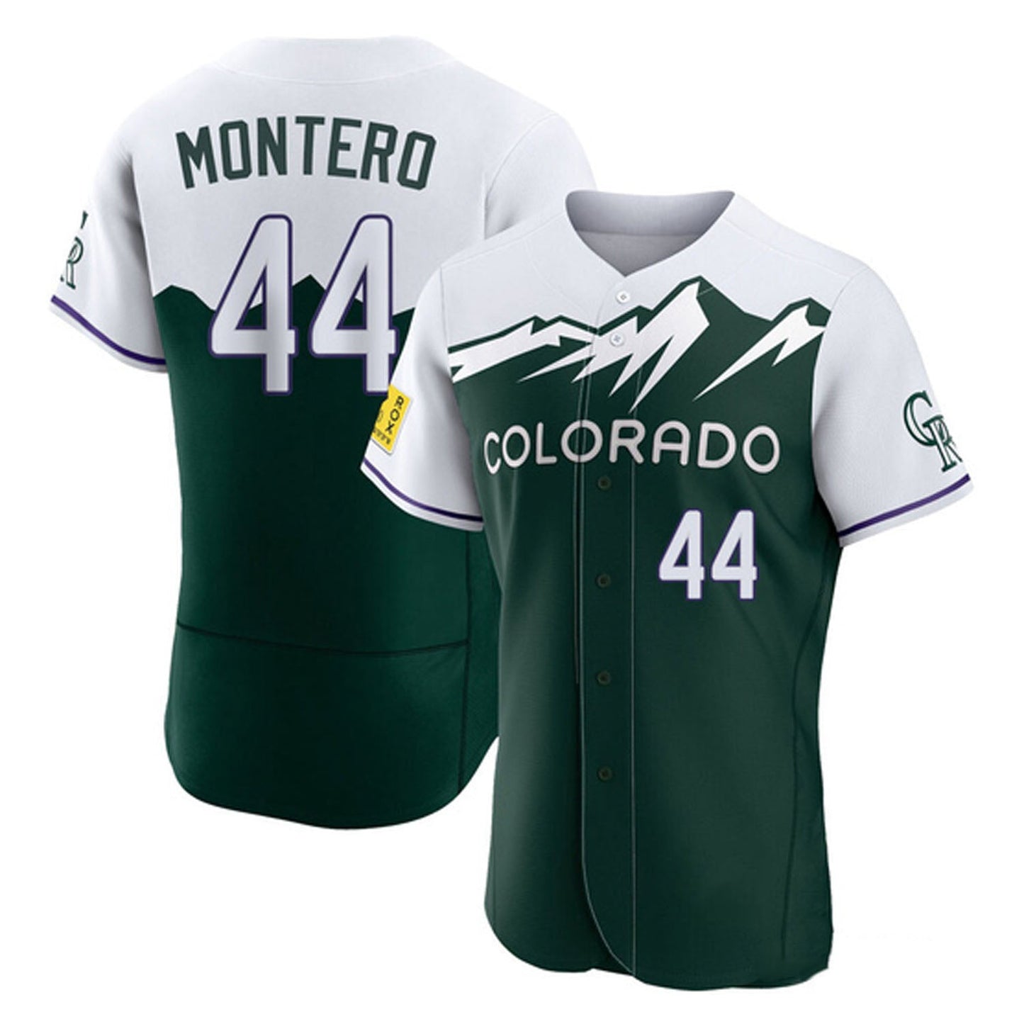 Baseball Elehuris Montero Colorado Rockies 44 Jersey