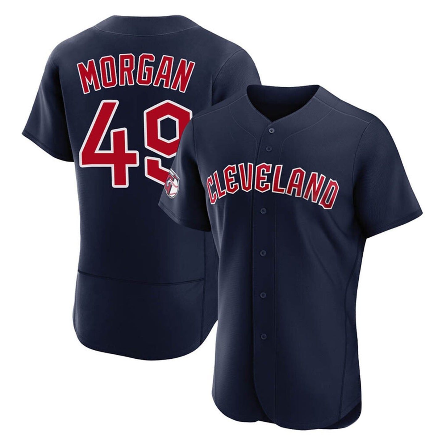 Baseball Eli Morgan Cleveland Indians 49 Jersey