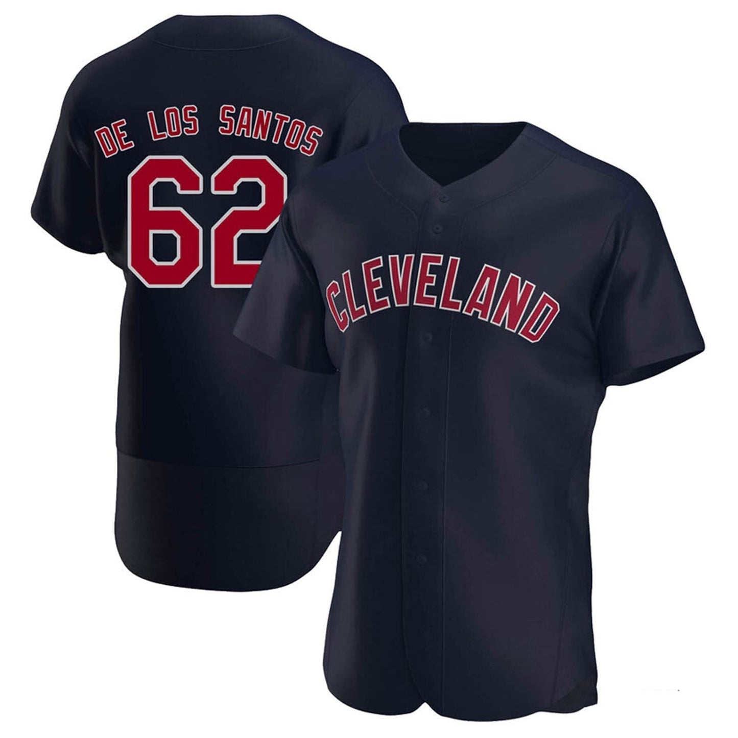 Baseball Enyel De Los Santos Cleveland Indians 62 Jersey