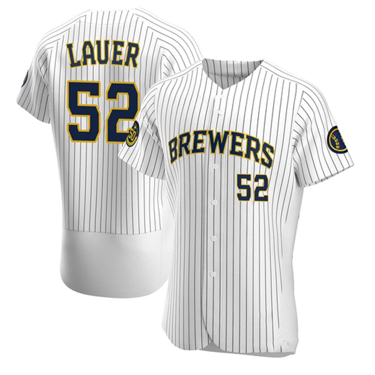 Baseball Eric Lauer Milwaukee Brewers 52 Jersey