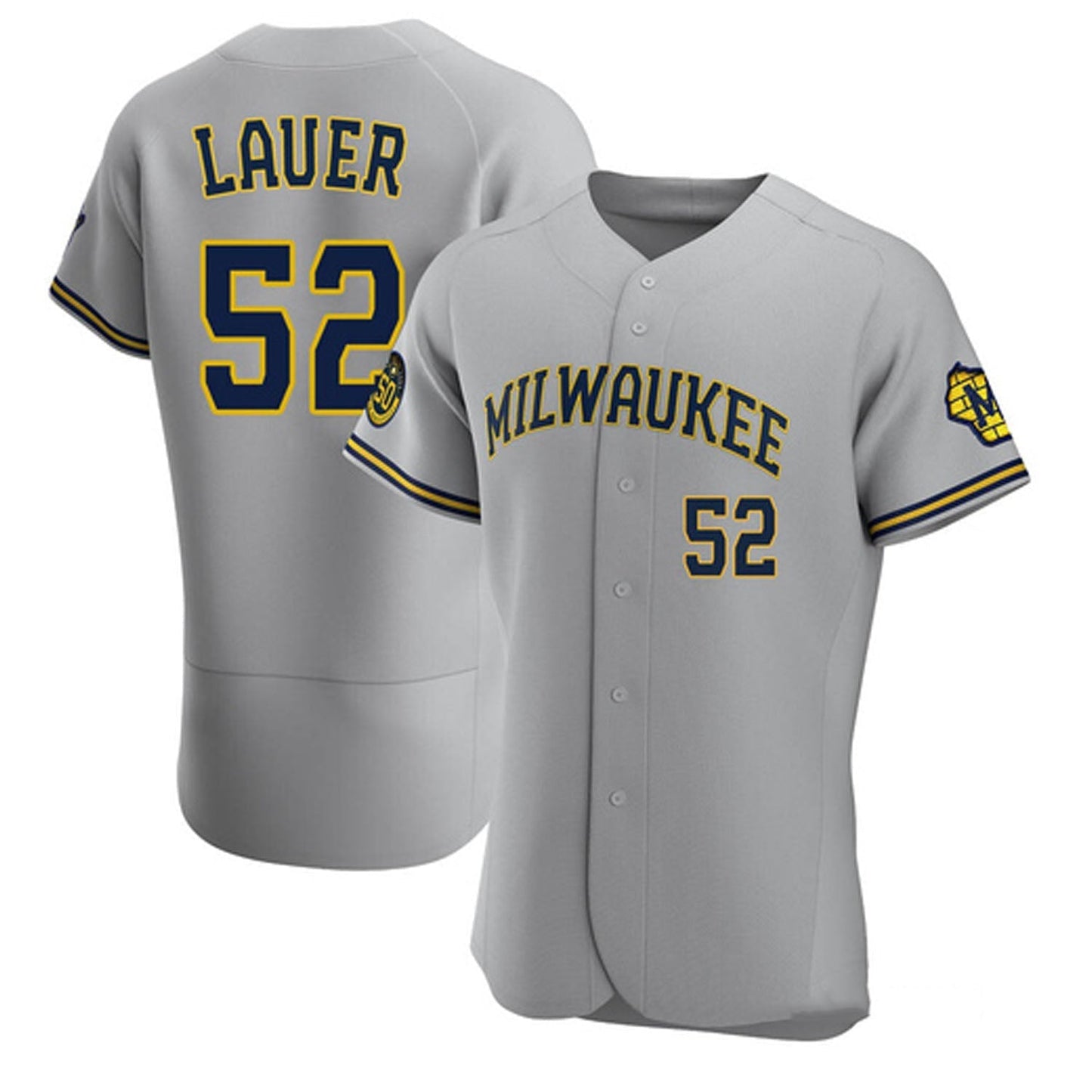 Baseball Eric Lauer Milwaukee Brewers 52 Jersey