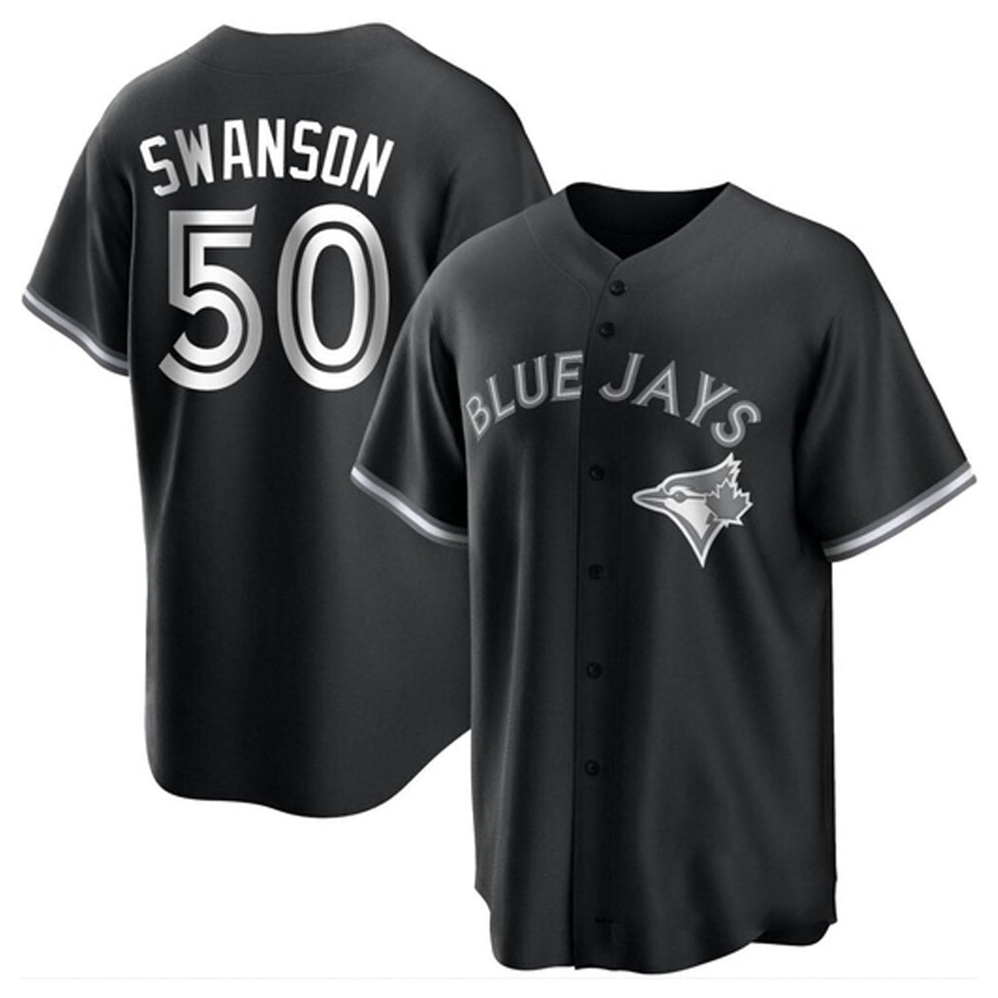 Baseball Erik Swanson Toronto Blue Jays 50 Jersey