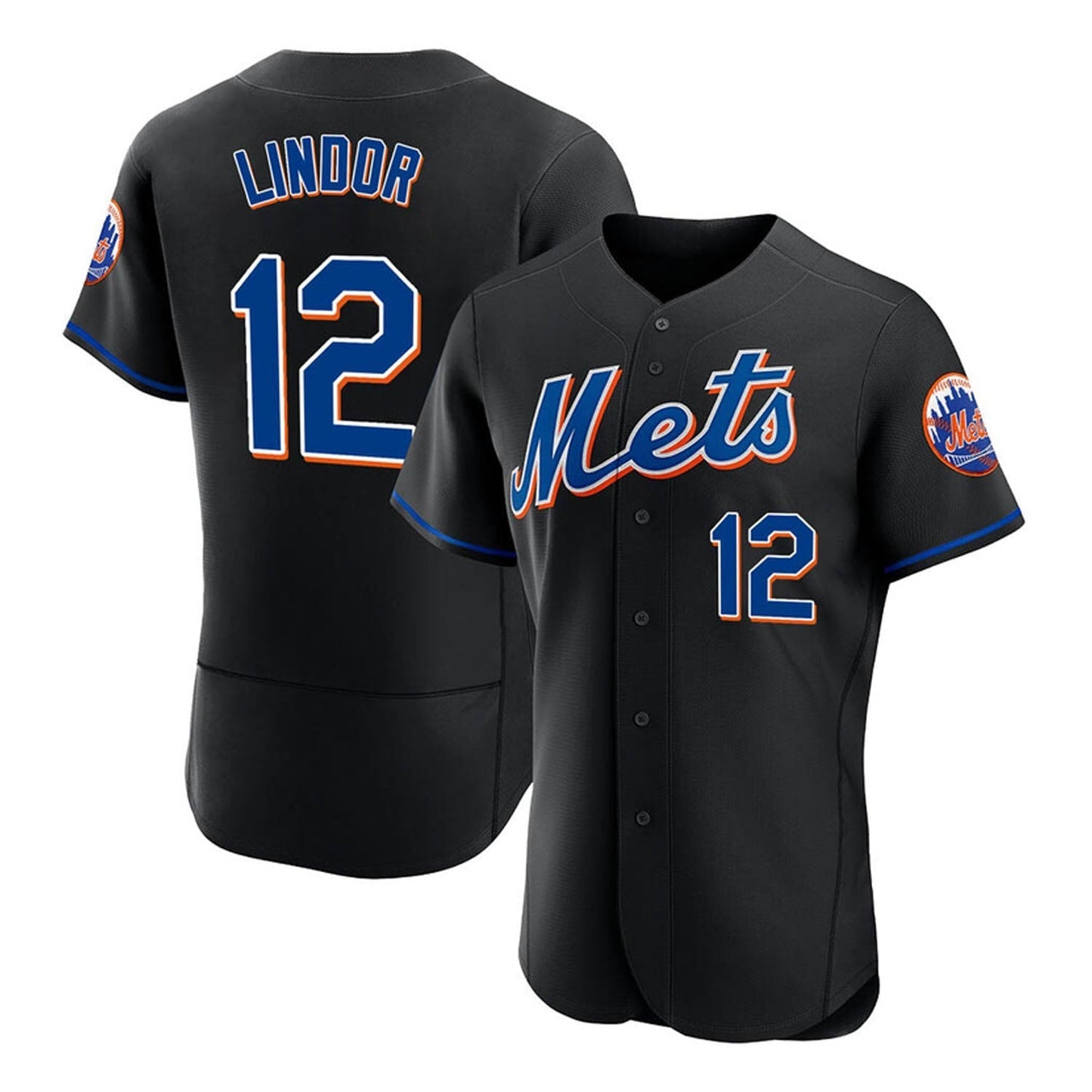 Baseball Francisco Lindor New York Mets 12 Jersey