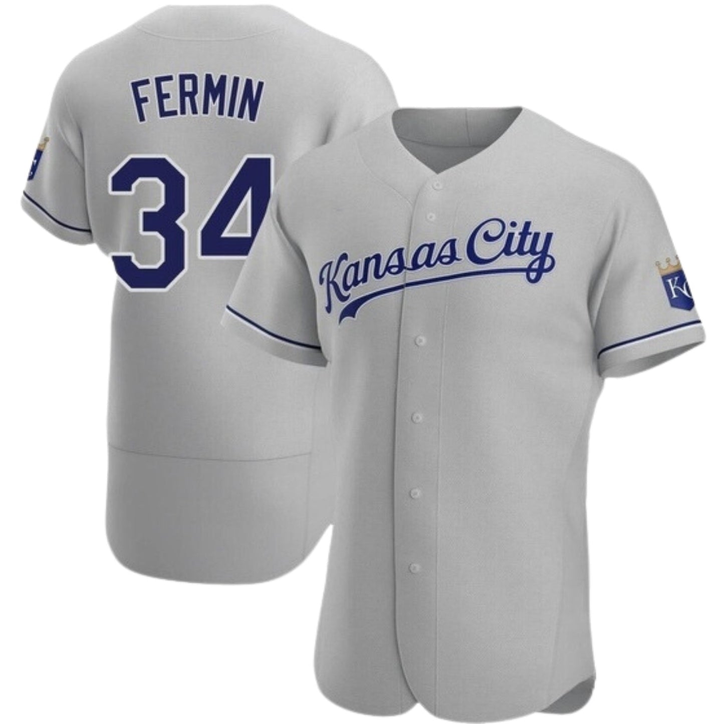 Baseball Freddy Fermin Kansas City Royals 34 Jersey