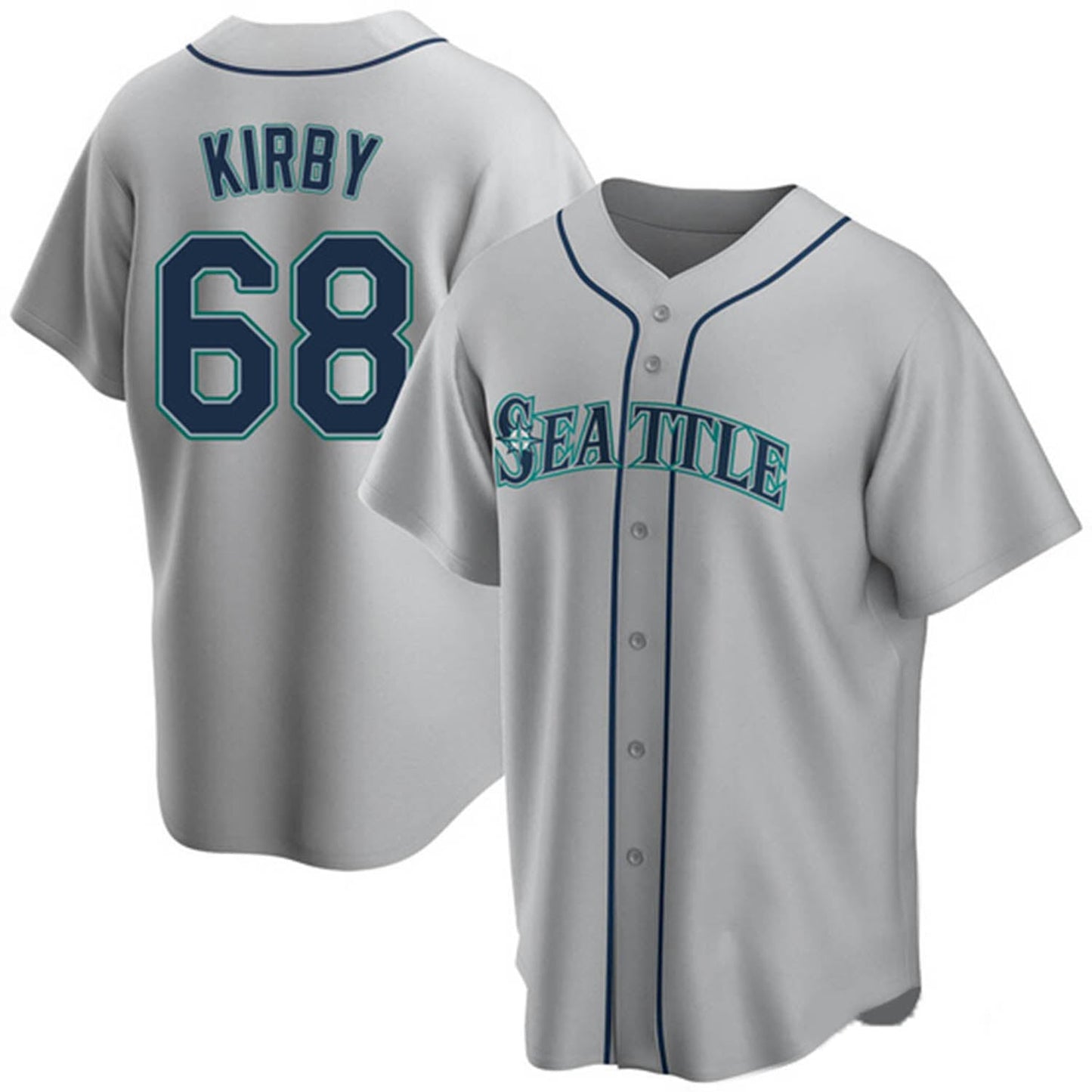 Baseball George Kirby Seattle Mariners 68 Jersey