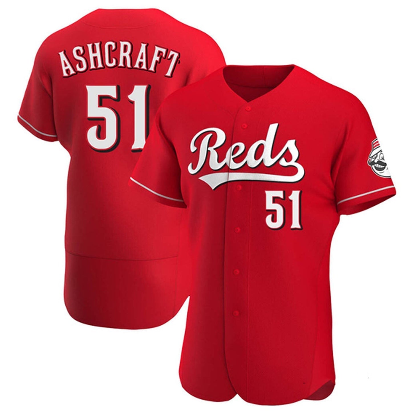 Baseball Graham Ashcraft Cincinnati Reds 51 Jersey