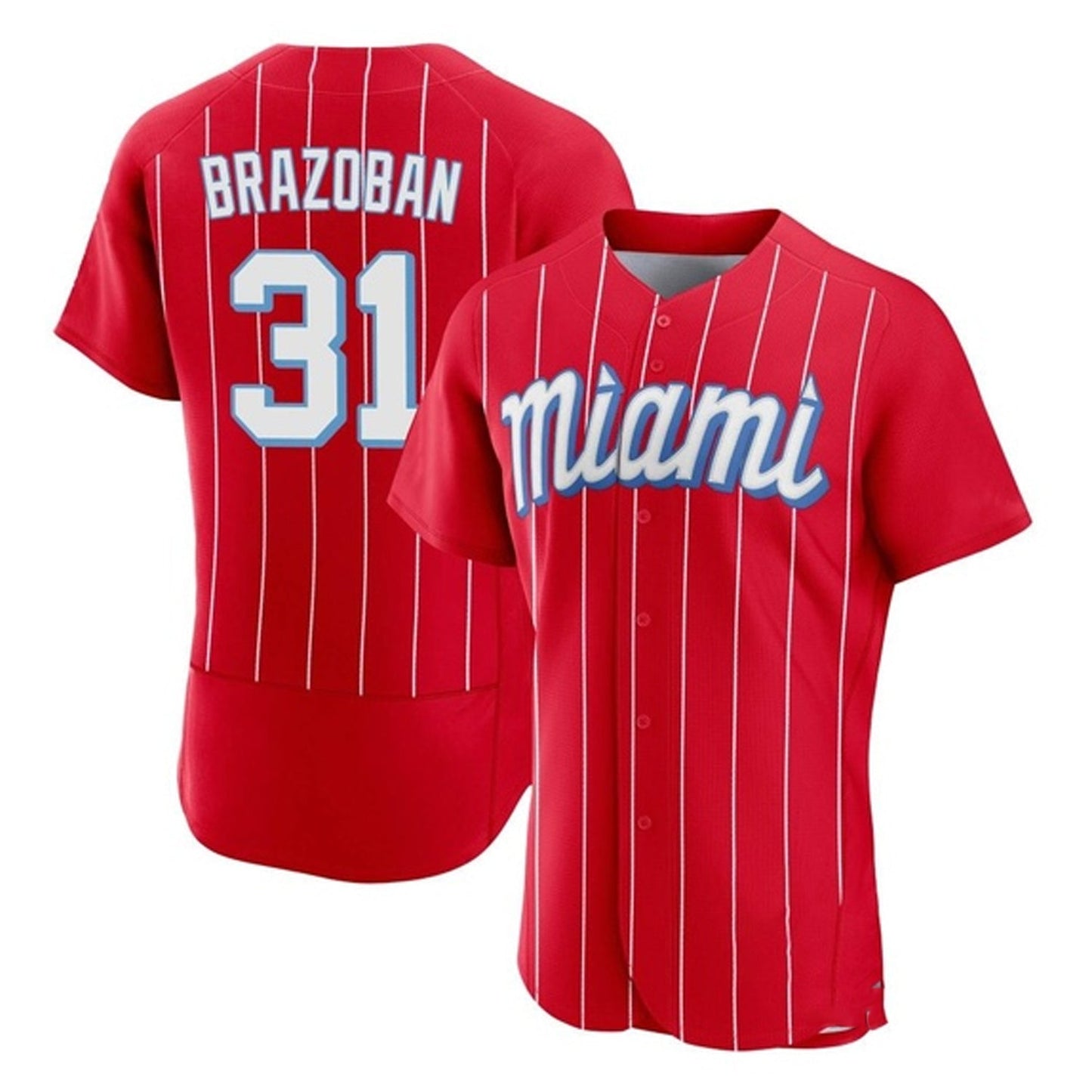 Baseball Huascar Brazoban Miami Marlins 31 Jersey