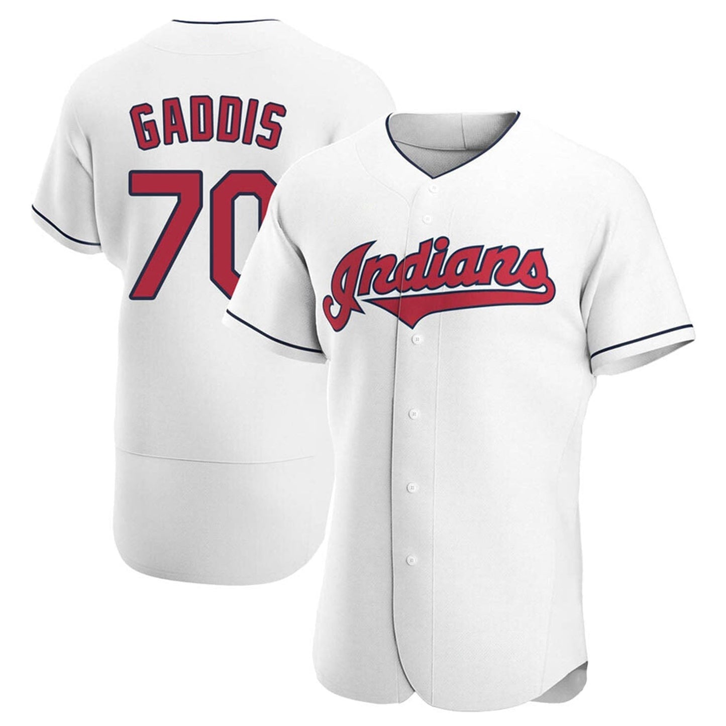 Baseball Hunter Gaddis Cleveland Indians 70 Jersey