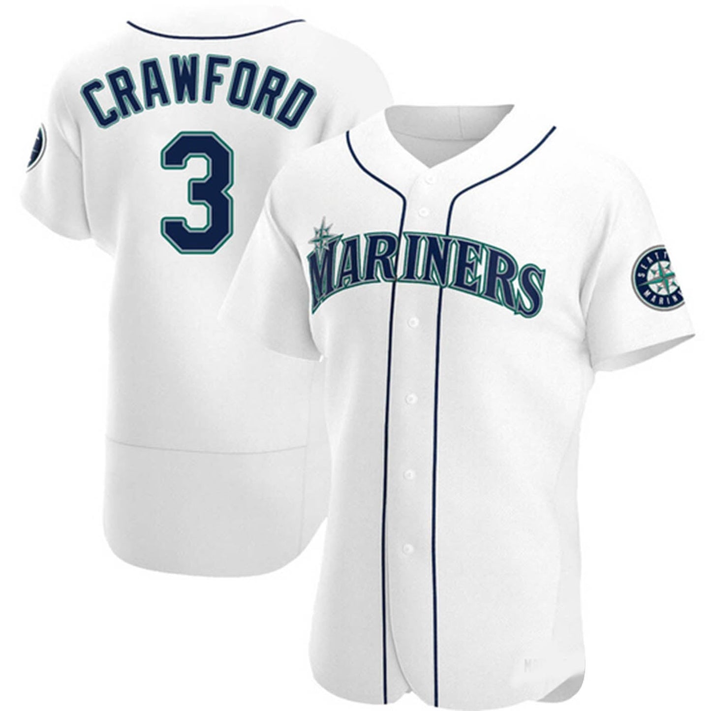 Baseball J.P. Crawford Seattle Mariners 3 Jersey