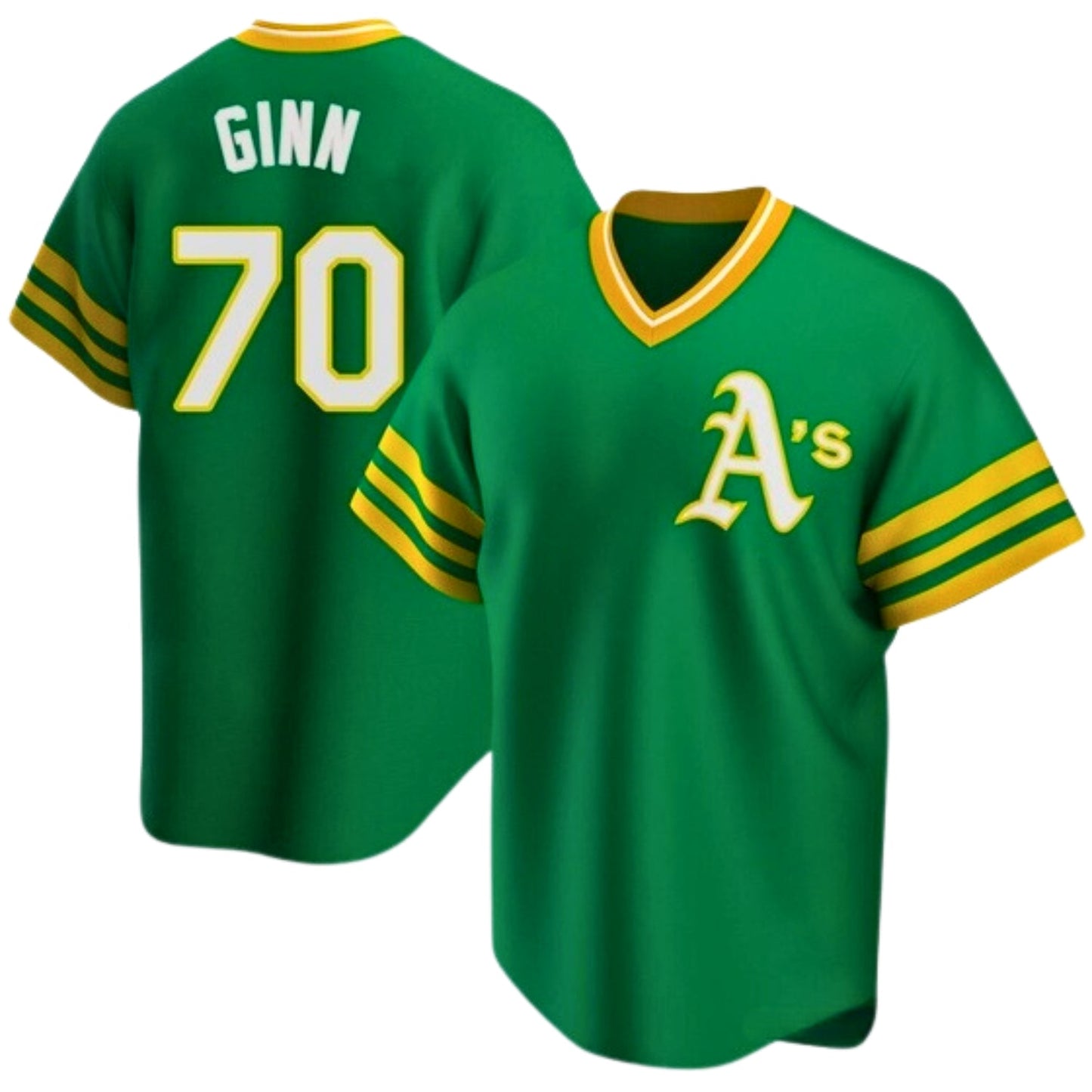 Baseball J.T. Ginn Oakland Athletics 70 Jersey