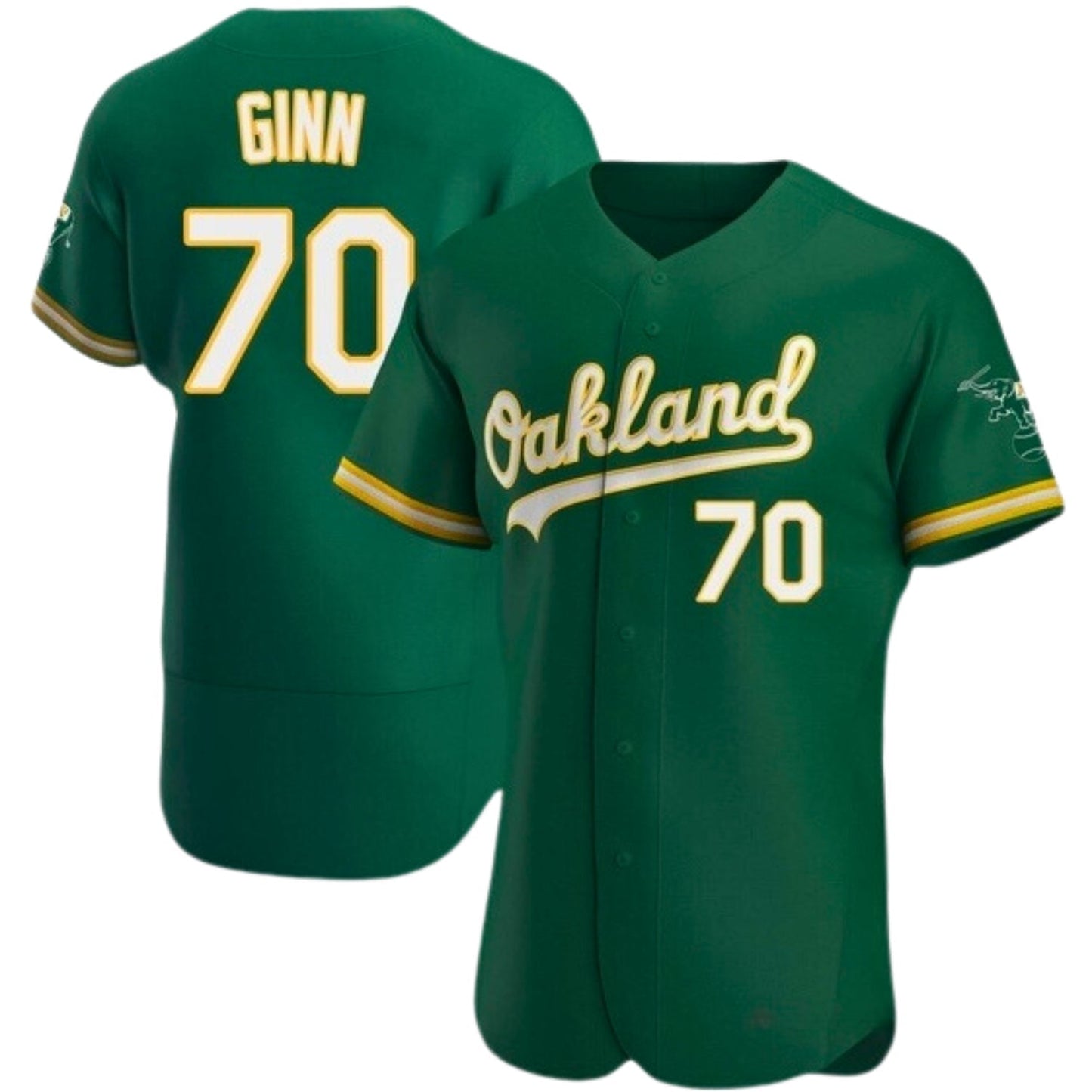 Baseball J.T. Ginn Oakland Athletics 70 Jersey