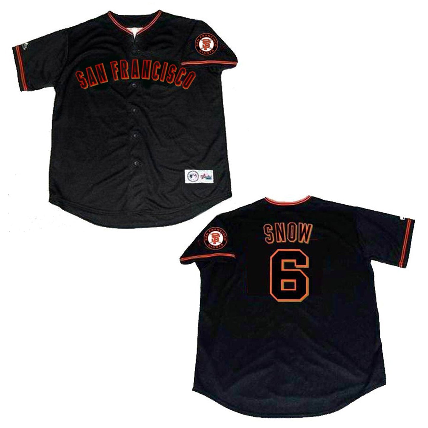 Baseball J.T. Snow San Francisco Giants 6 Jersey