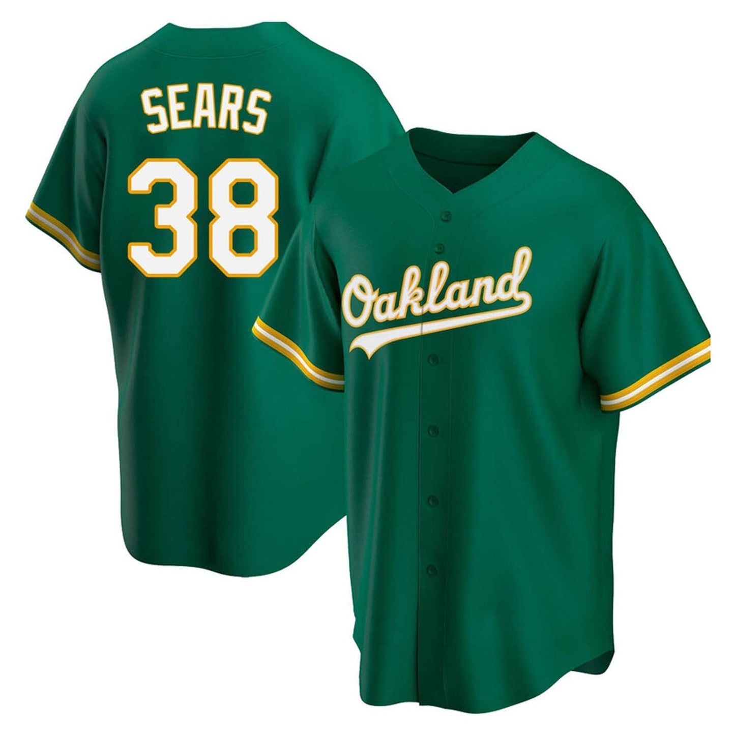 Baseball JP Sears Oakland Athletics 38 Jersey