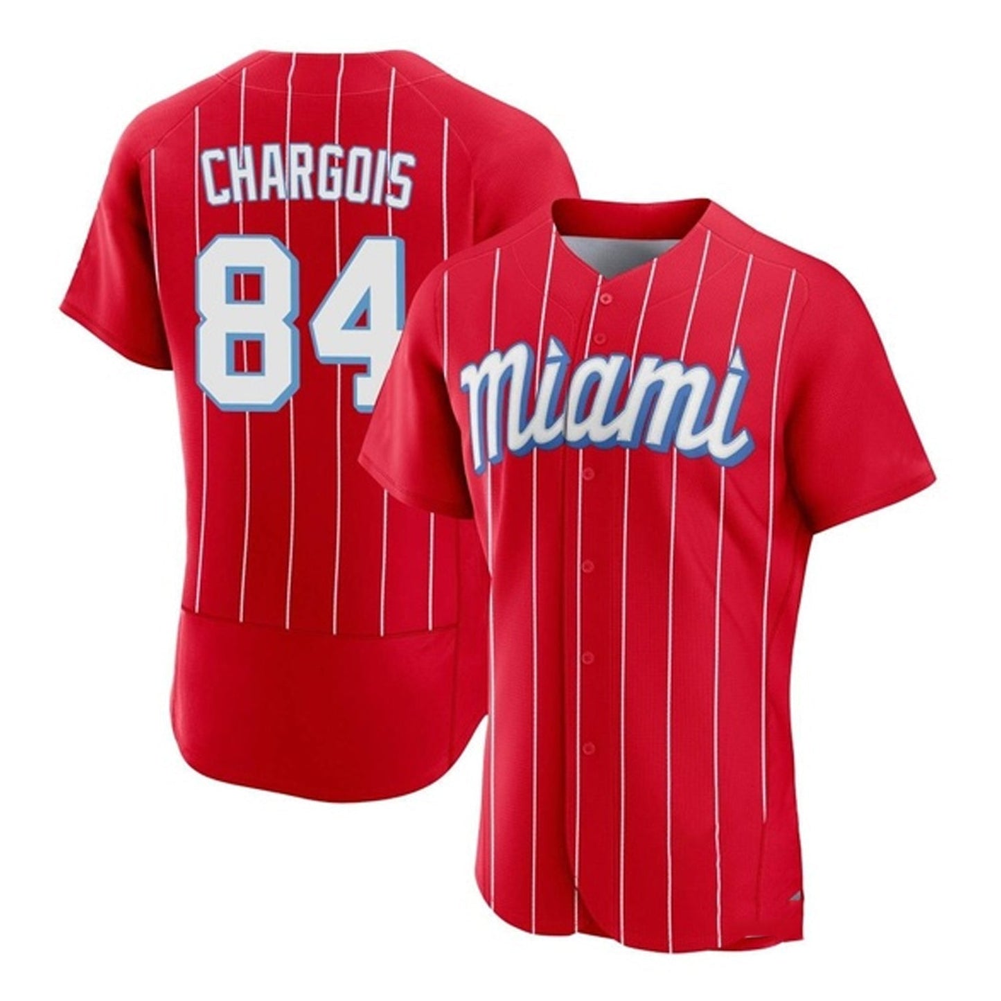 Baseball JT Chargois Miami Marlins 84 Jersey