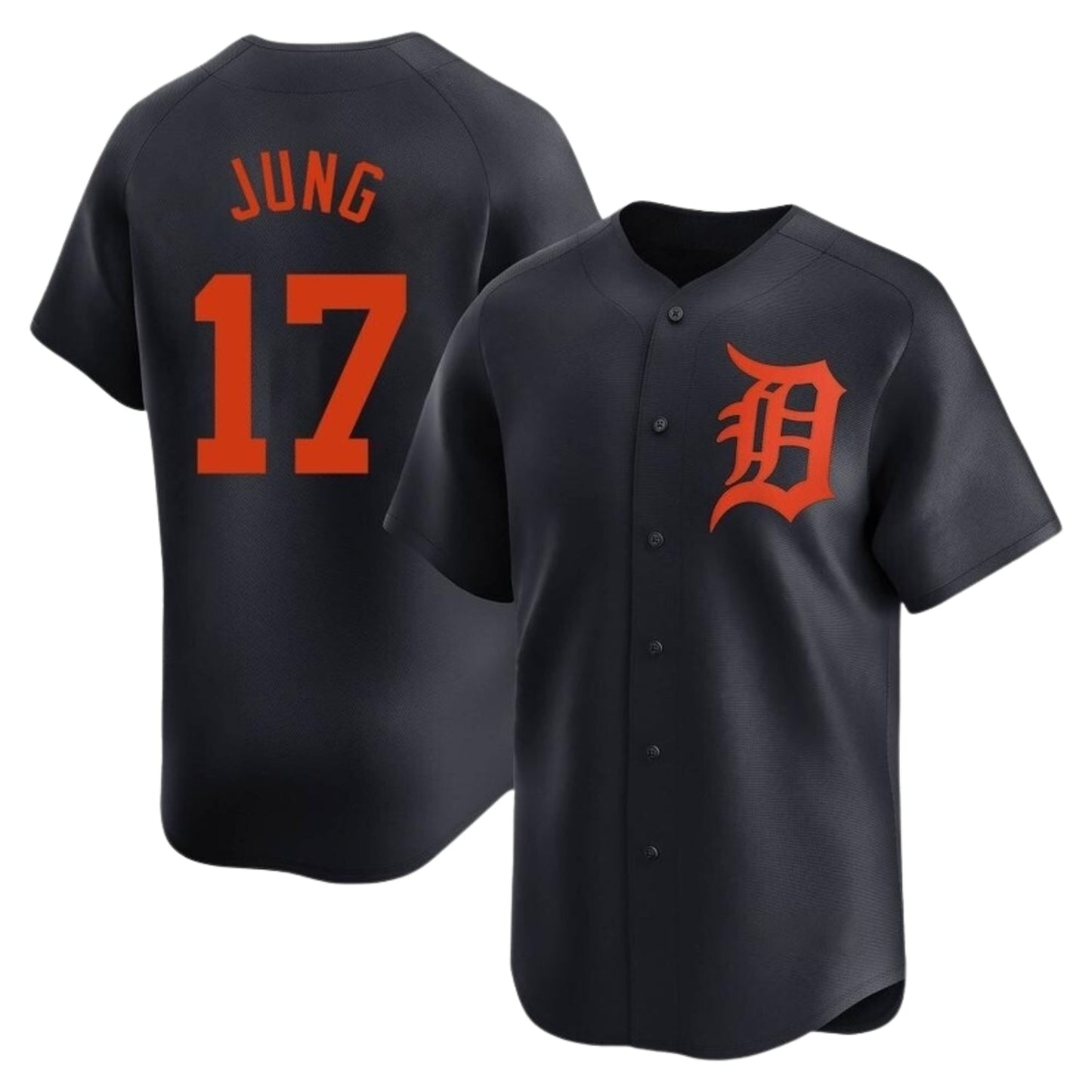 Baseball Jace Jung Detroit Tigers 17 Jersey