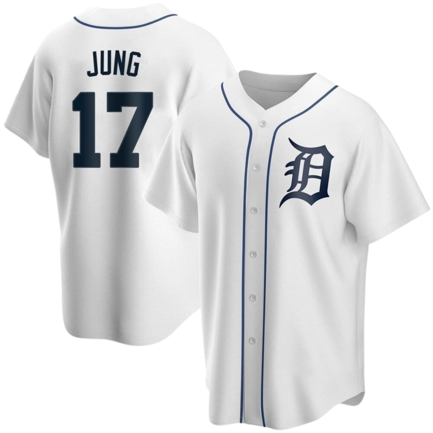 Baseball Jace Jung Detroit Tigers 17 Jersey