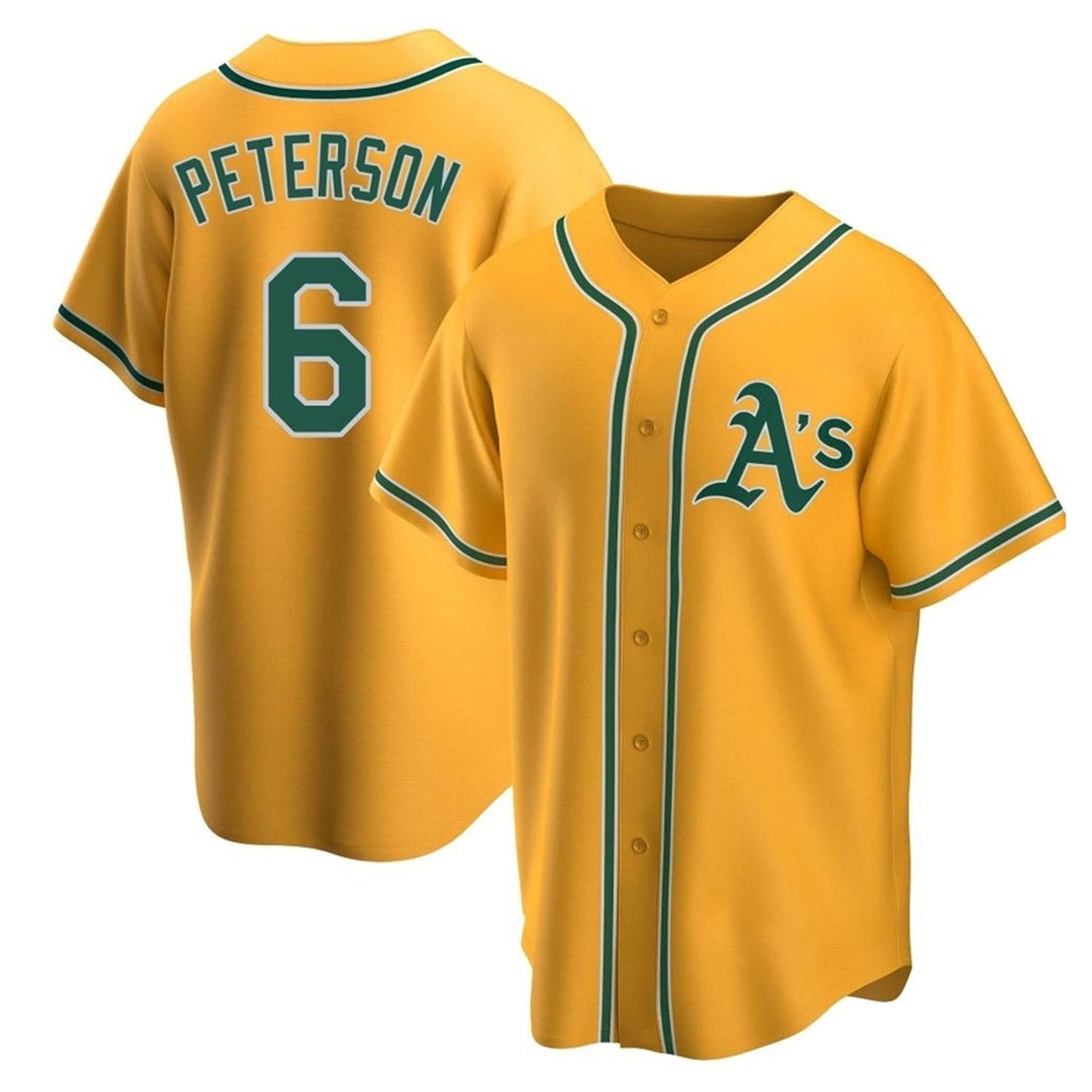 Baseball Jace Peterson Oakland Athletics 6 Jersey