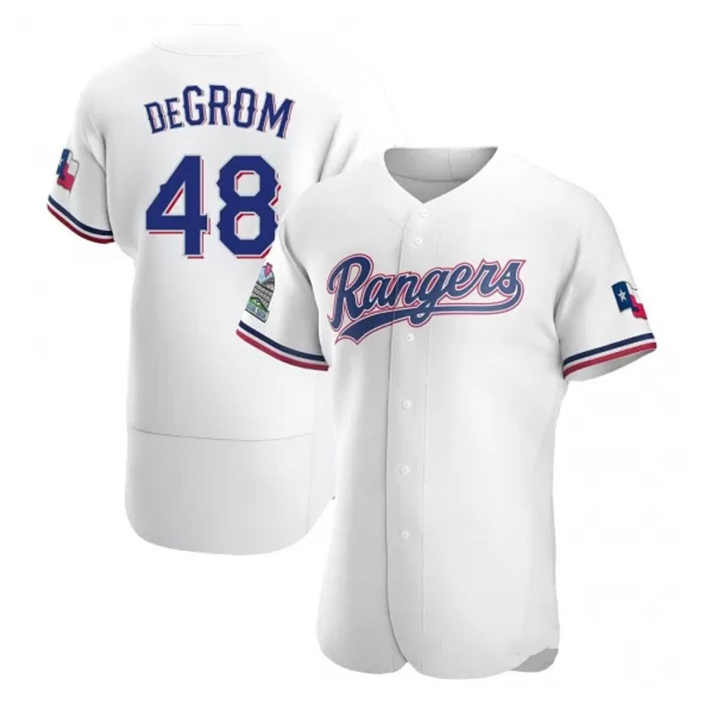 Baseball Jacob deGrom Texas Rangers 48 Jersey