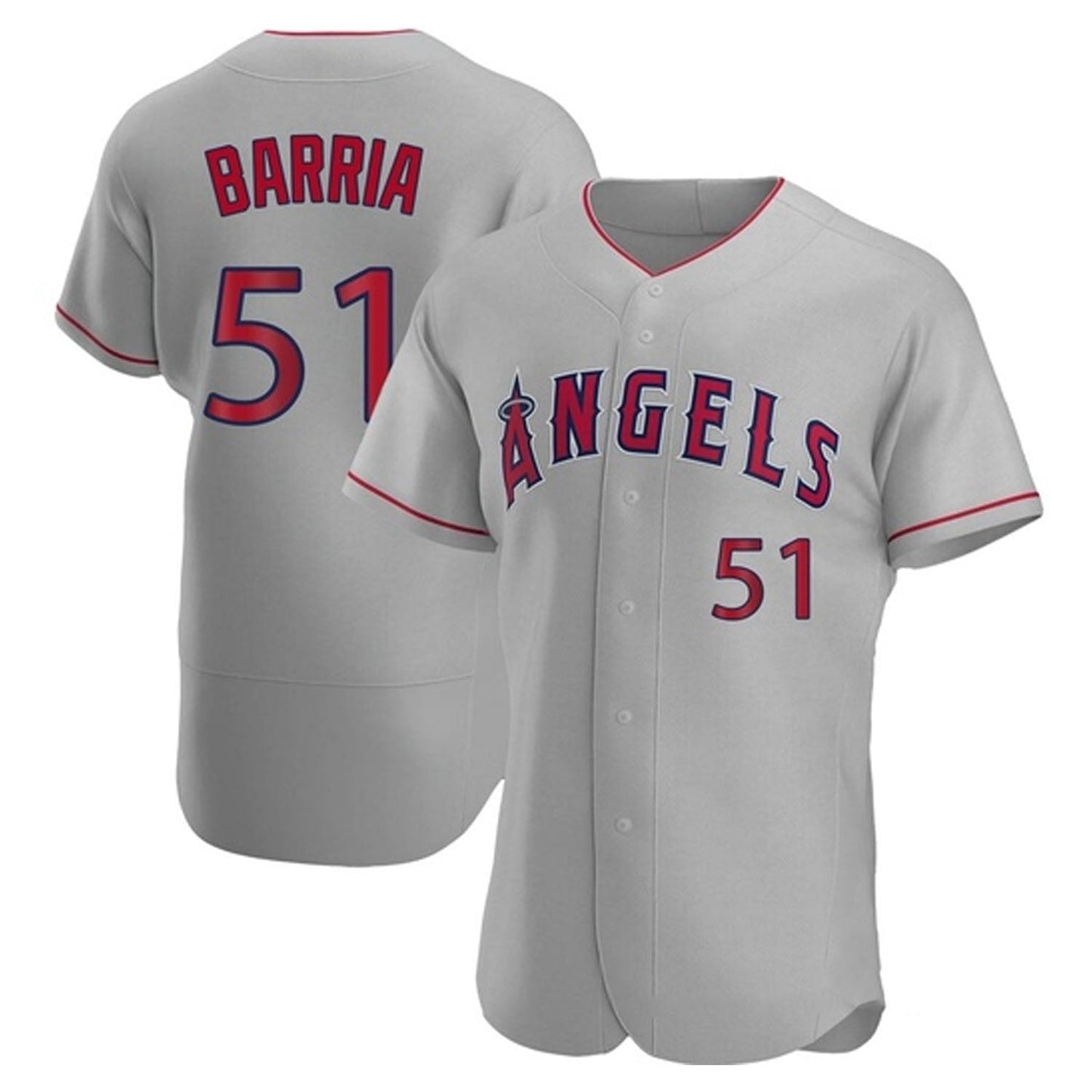 Baseball Jaime Barria Los Angeles Angels 51 Jersey