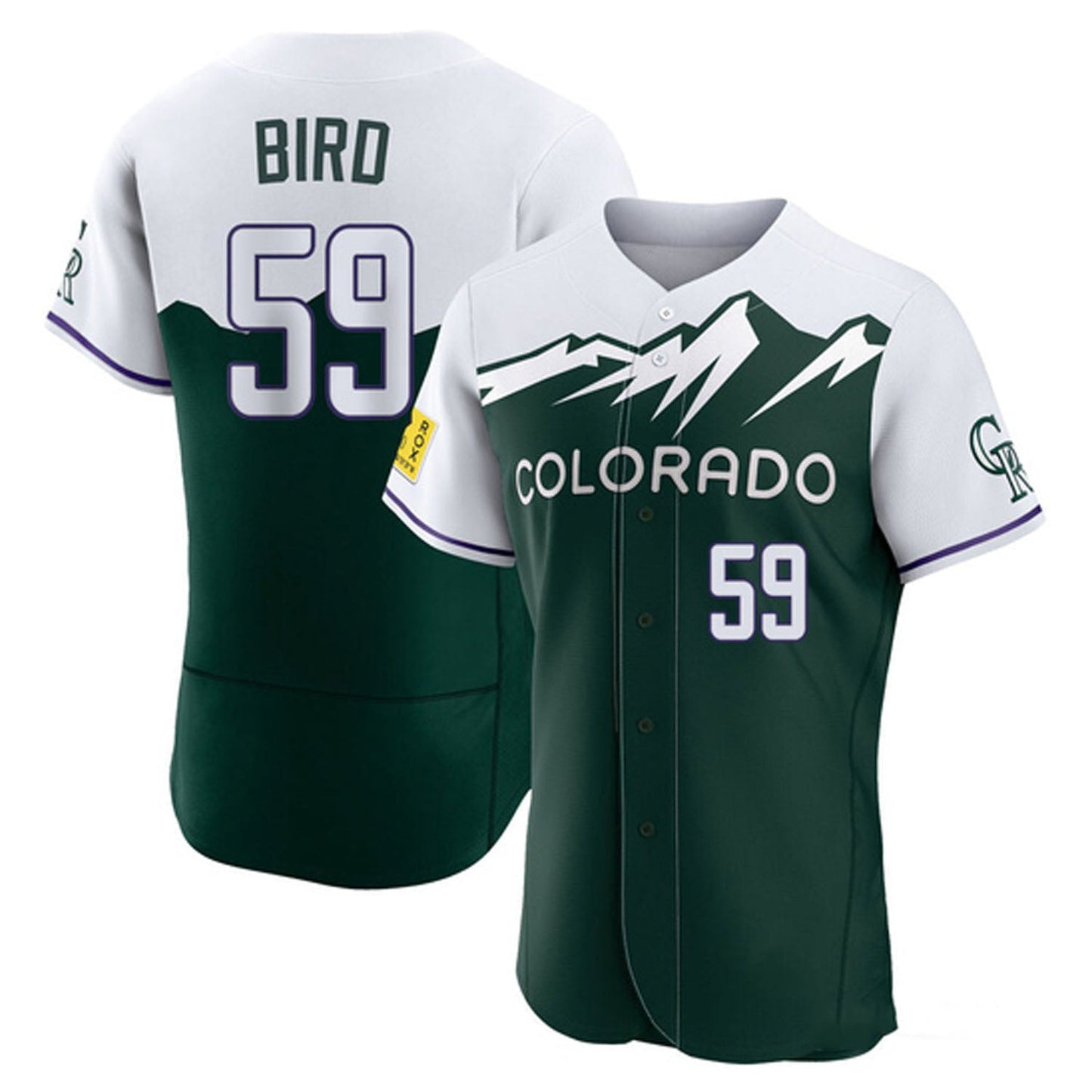 Baseball Jake Bird Colorado Rockies 59 Jersey