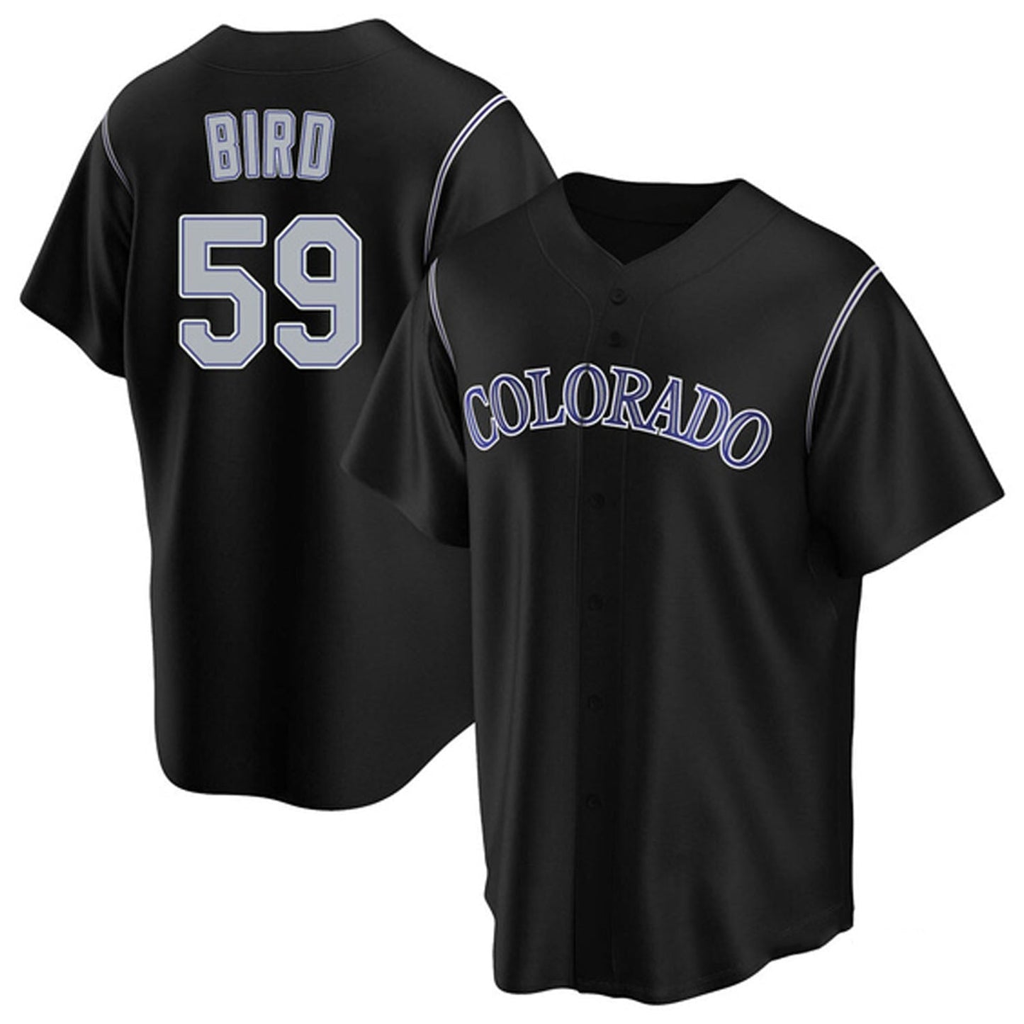 Baseball Jake Bird Colorado Rockies 59 Jersey