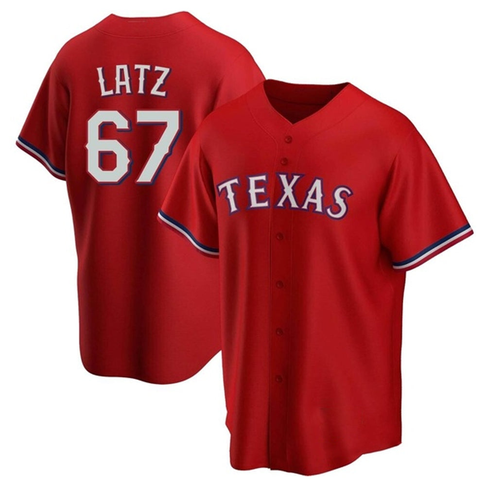 Baseball Jake Latz Texas Ranger 67 Jersey