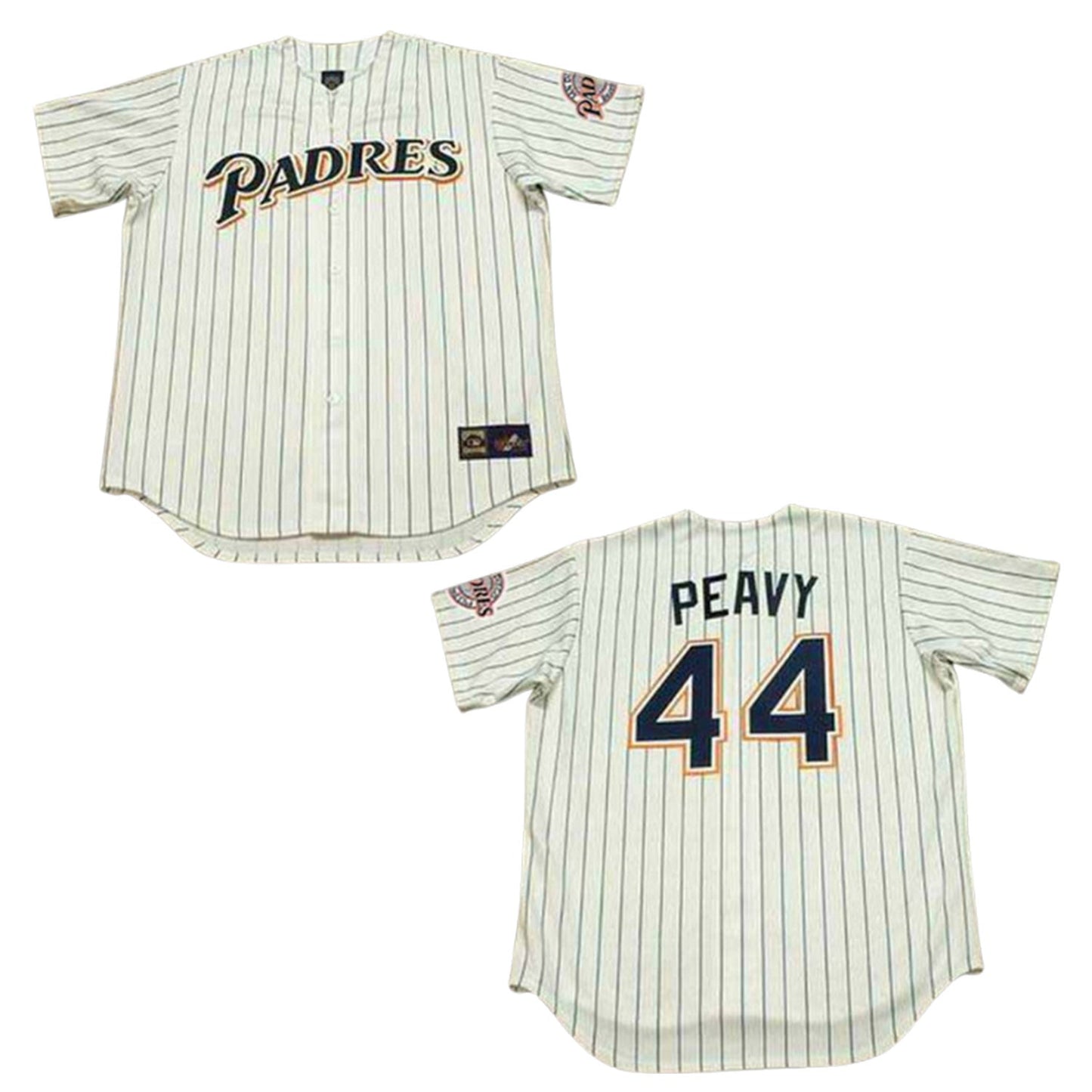 Baseball Jake Peavy San Diego Padres 44 Jersey