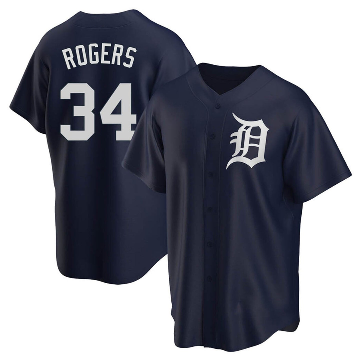 Baseball Jake Rogers Detroit Tigers 34 Jersey