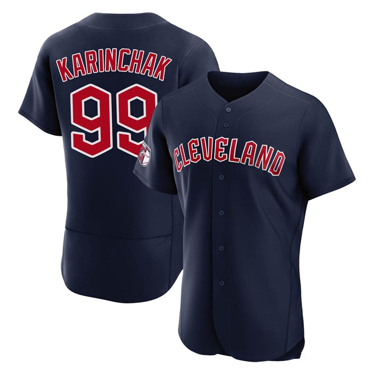 Baseball James Karinchak Cleveland Indians 99 Jersey