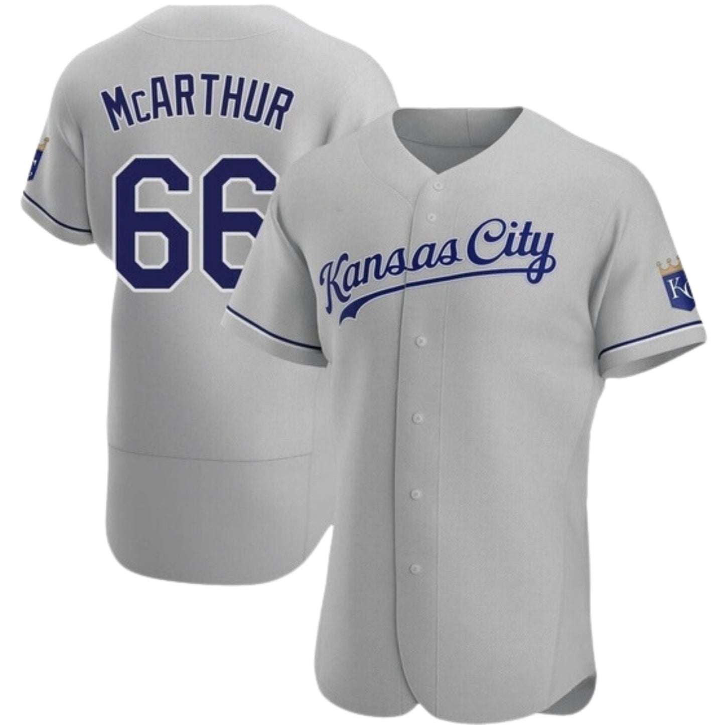 Baseball James McArthur Kansas City Royals 66 Jersey