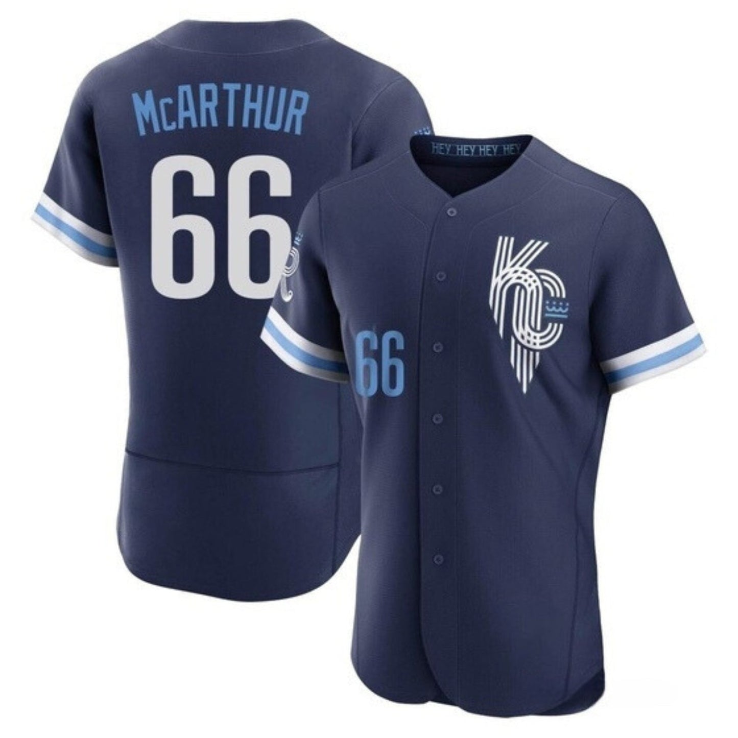 Baseball James McArthur Kansas City Royals 66 Jersey