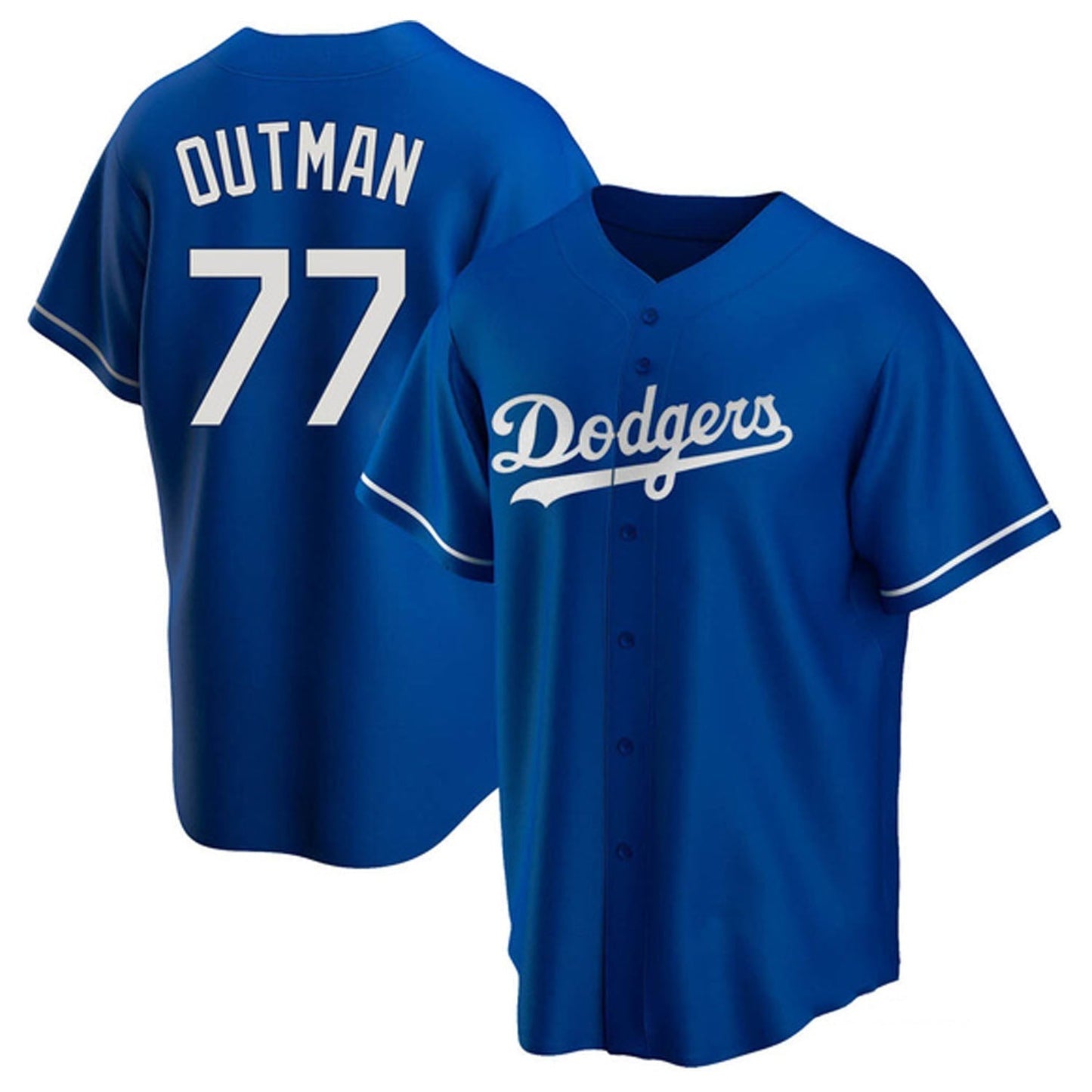 Baseball James Outman Los Angeles Dodgers 77 Jersey