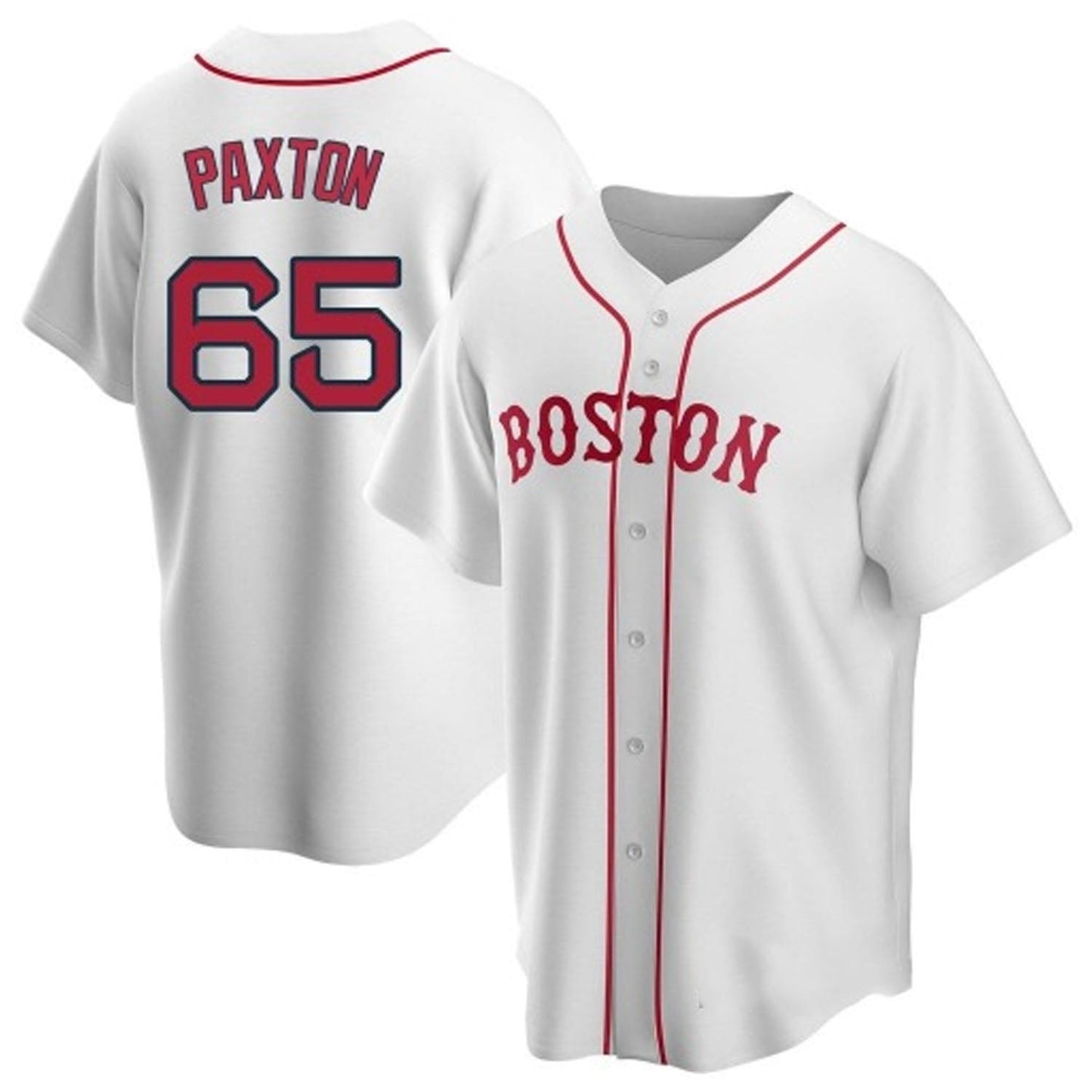 Baseball James Paxton Boston Red Sox 65 Jersey
