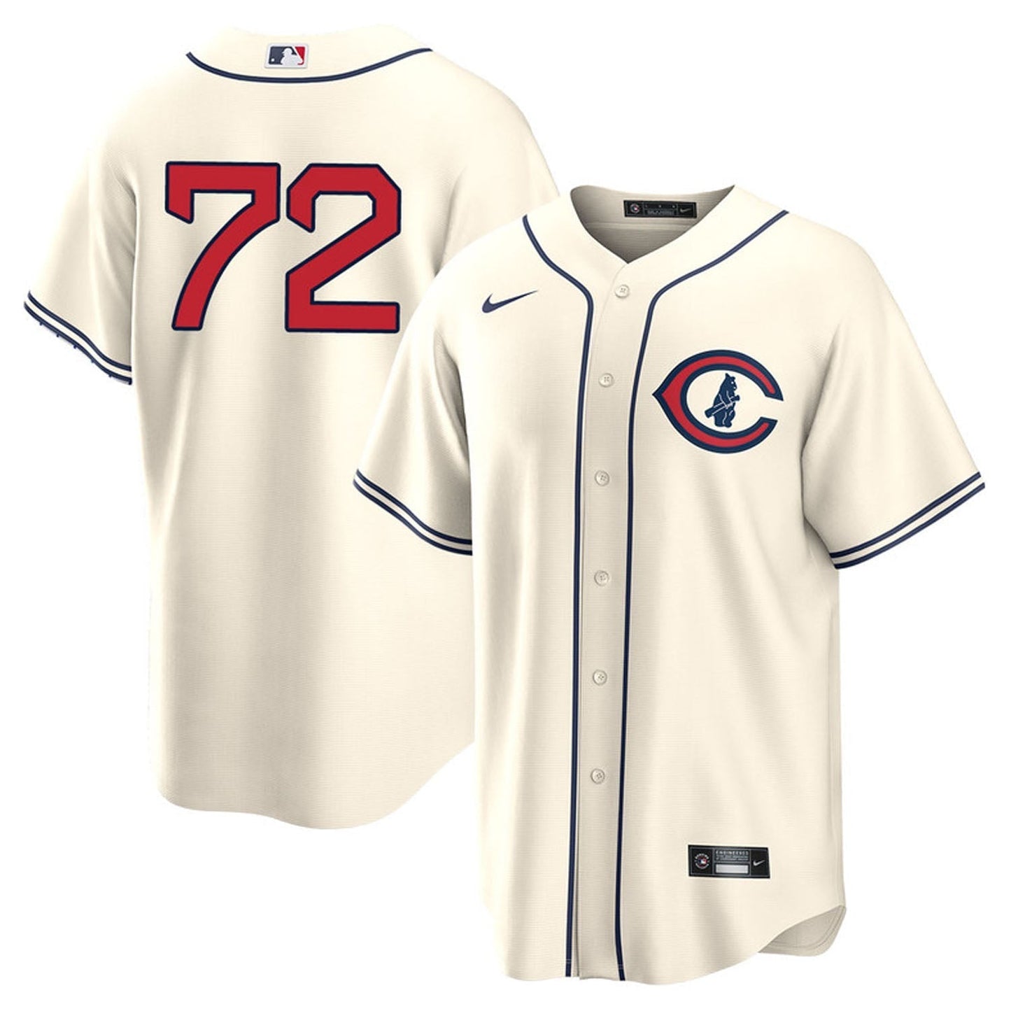 Baseball Javier Assad Chicago Cubs 72 Jersey
