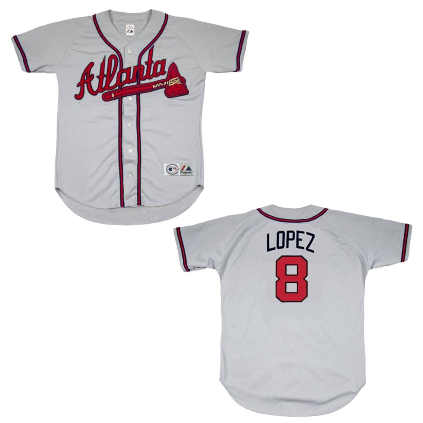 Baseball Javier Lopez Atlanta Braves 8 Jersey