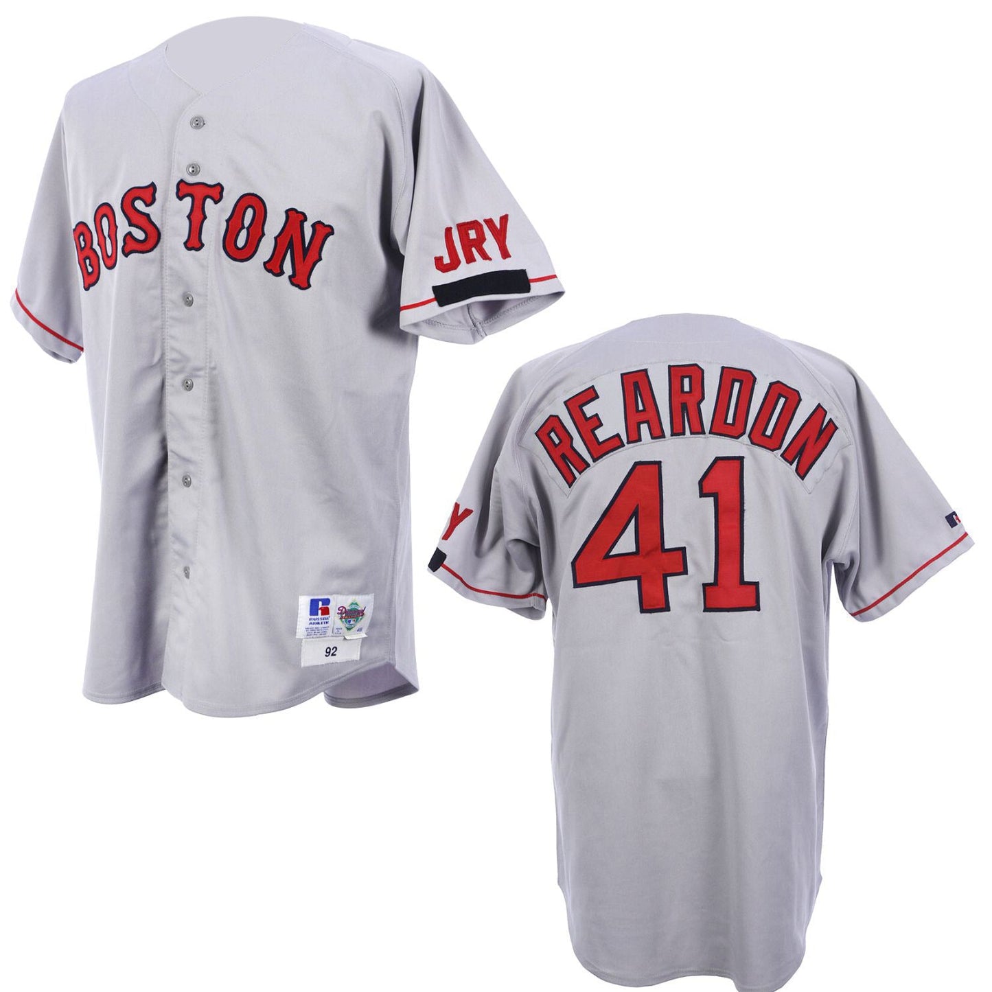 Baseball Jeff Reardon Boston Red Sox 41 Jersey
