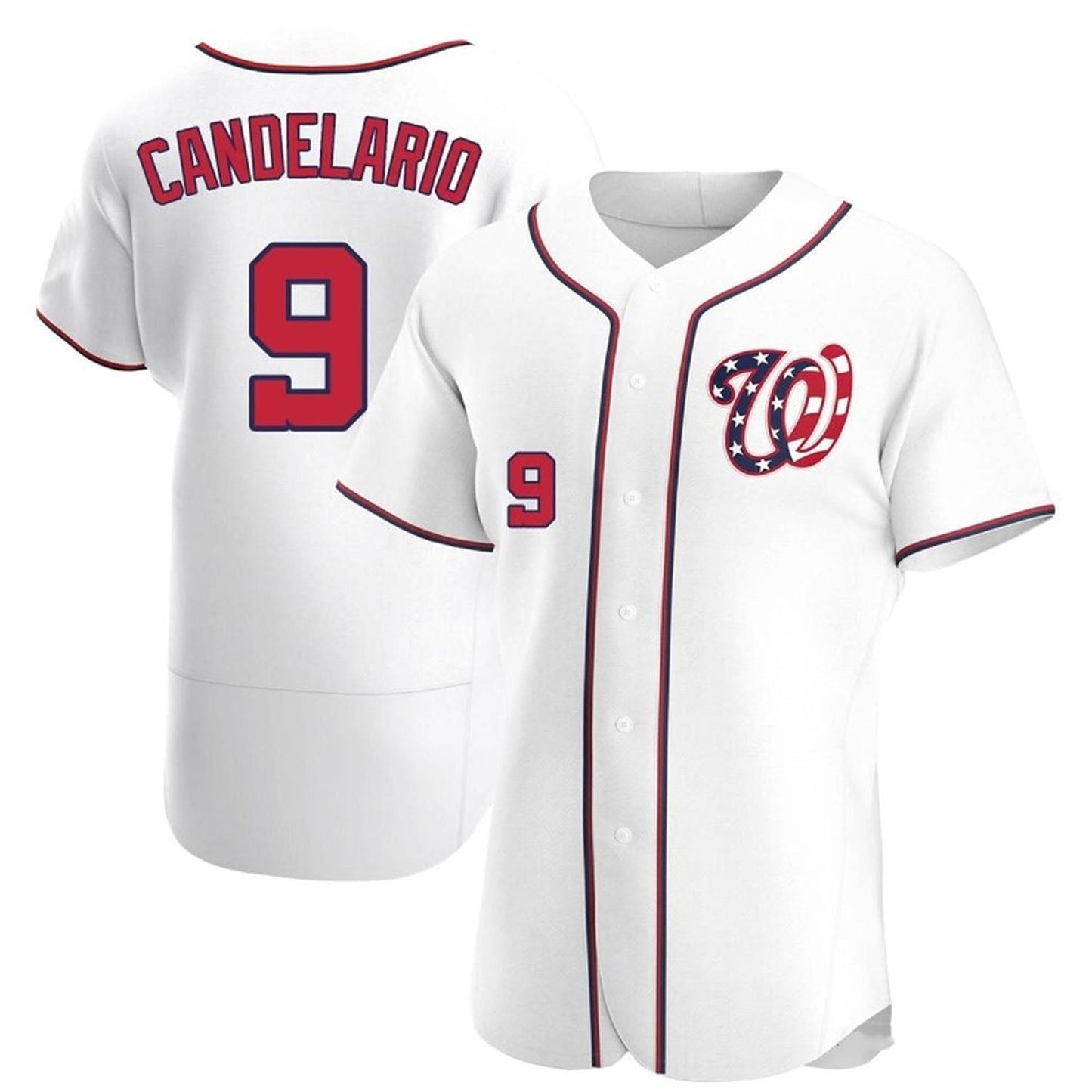 Baseball Jeimer Candelario Washington Nationals 9 Jersey