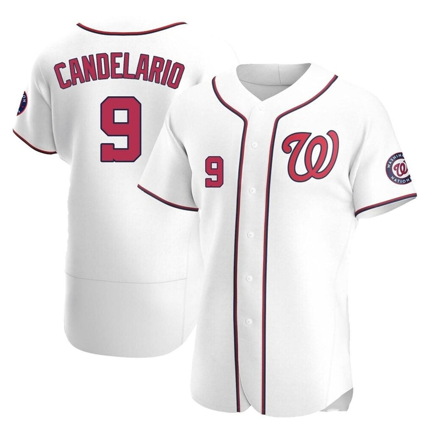 Baseball Jeimer Candelario Washington Nationals 9 Jersey