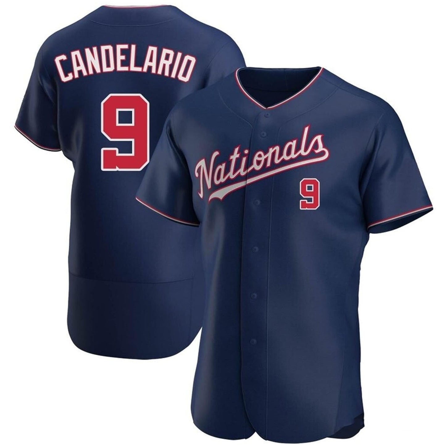 Baseball Jeimer Candelario Washington Nationals 9 Jersey