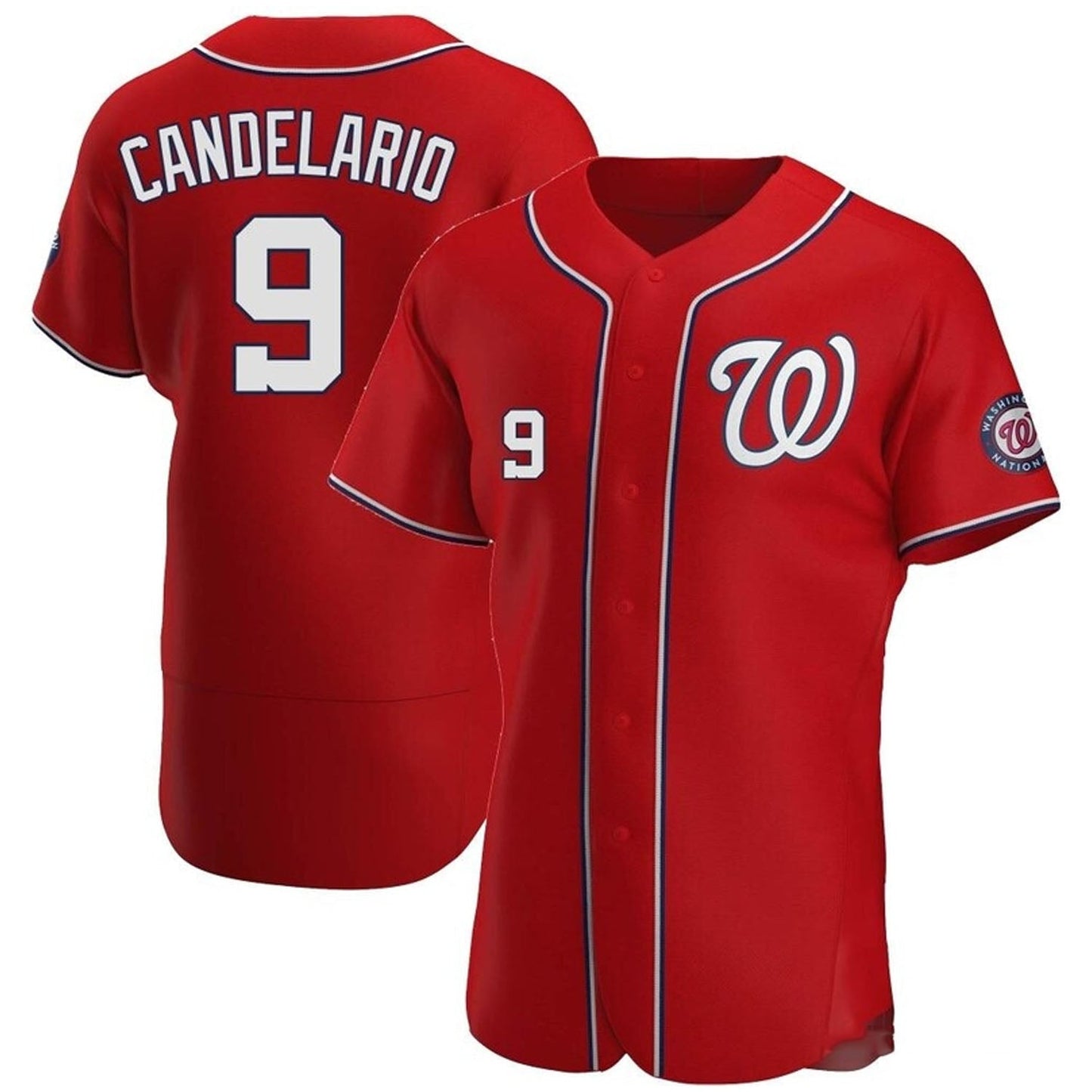 Baseball Jeimer Candelario Washington Nationals 9 Jersey