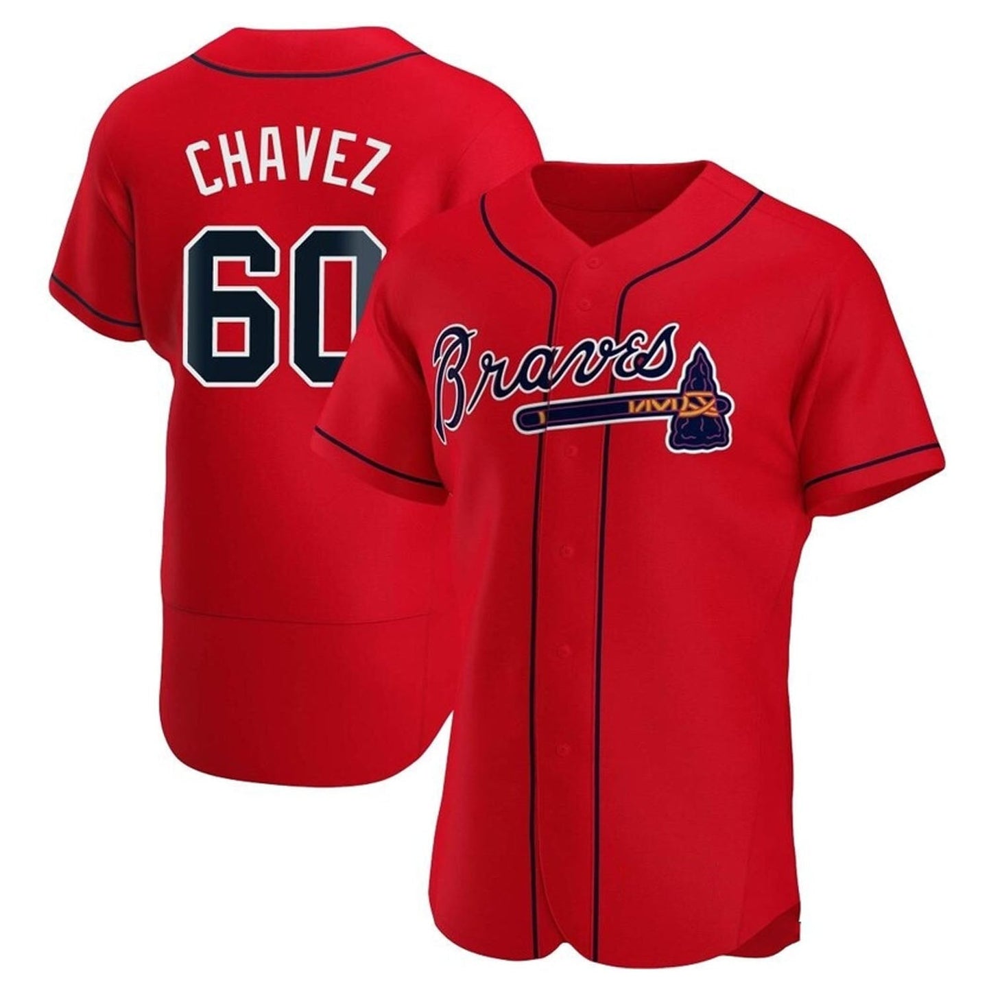 Baseball Jesse Chavez Atlanta Braves 60 Jersey