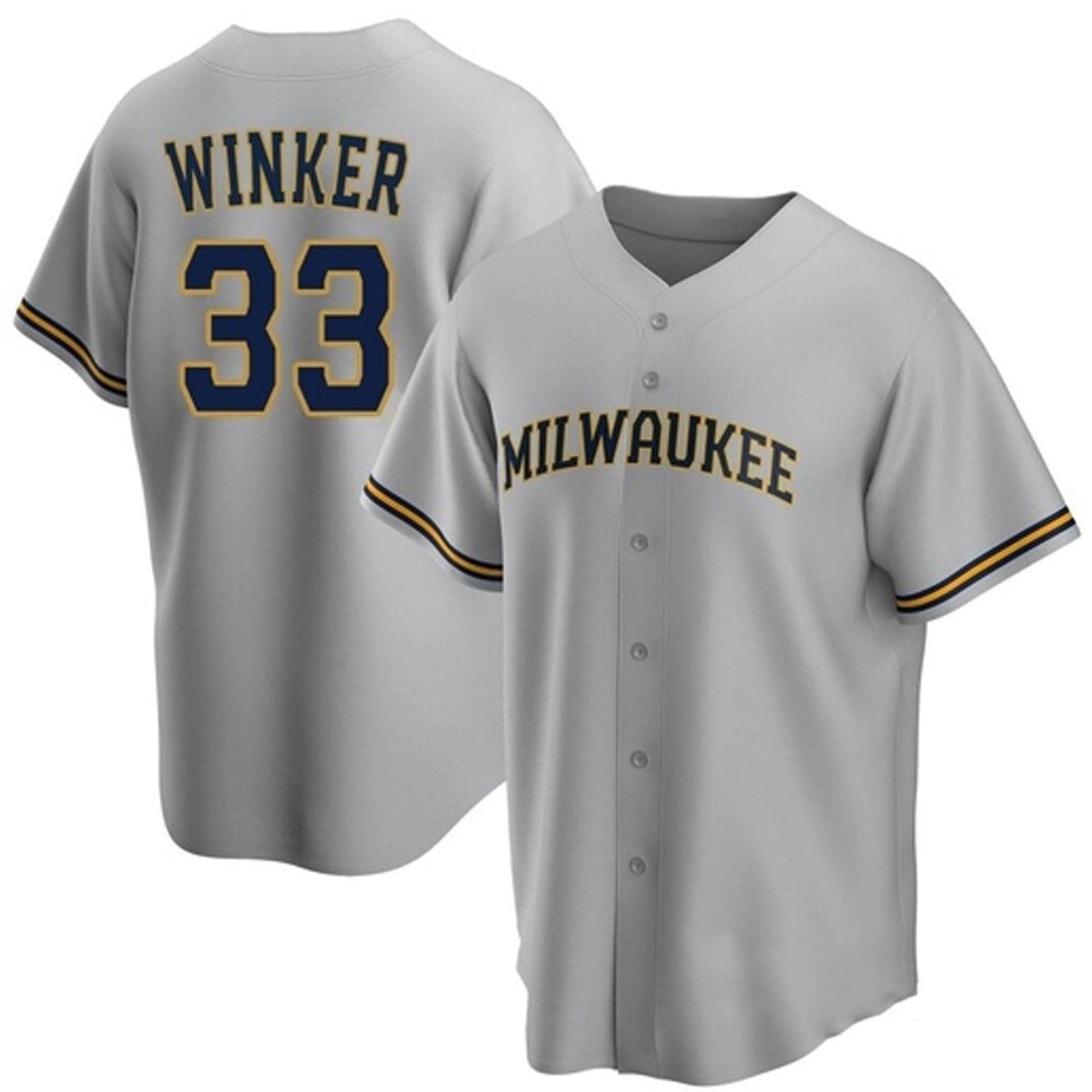 Baseball Jesse Winker Milwaukee Brewers 33 Jersey