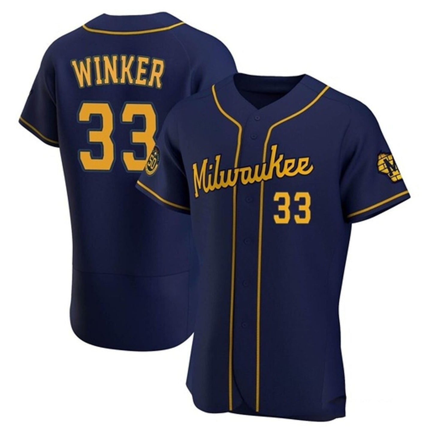 Baseball Jesse Winker Milwaukee Brewers 33 Jersey
