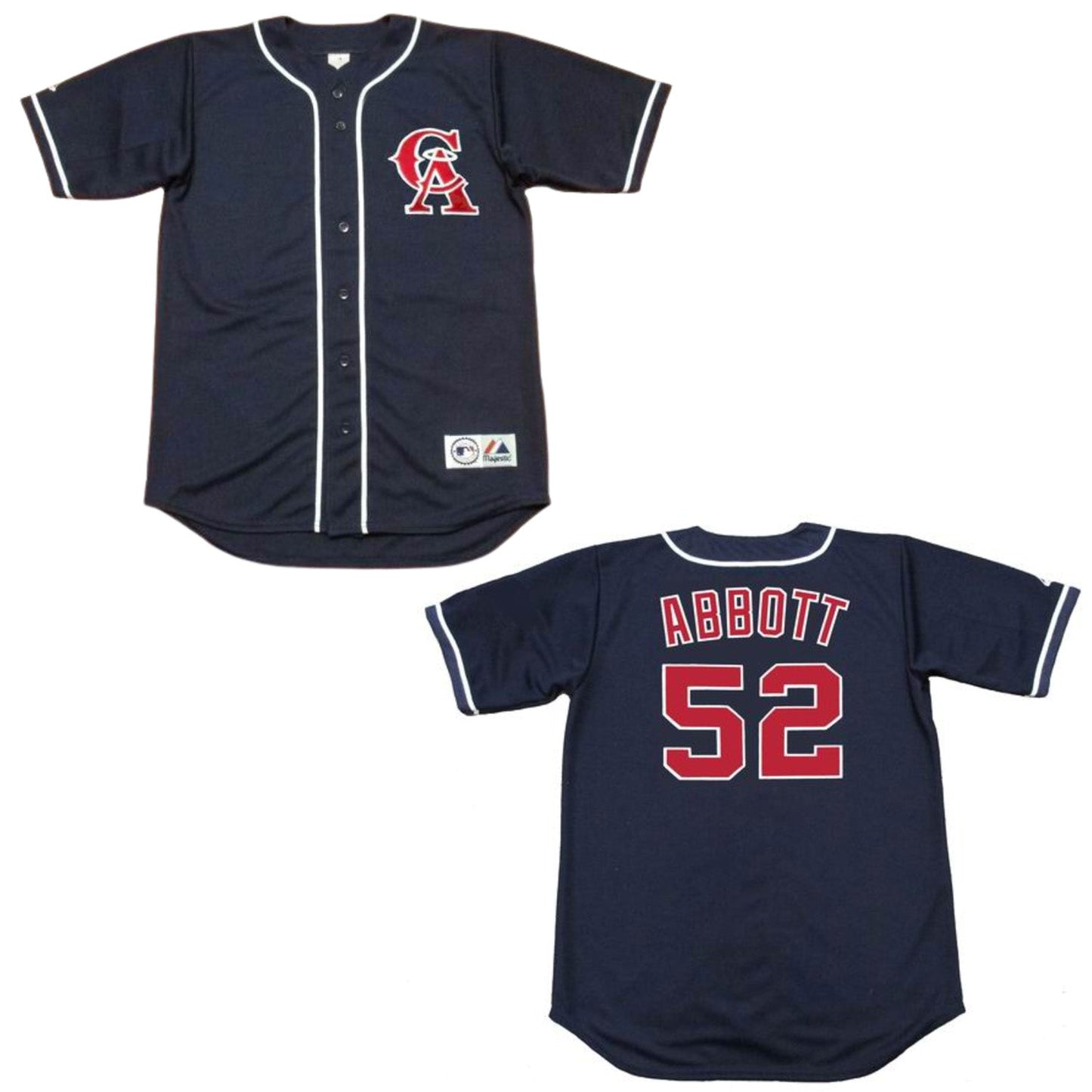 Baseball Jim Abbott California Angels 52 Jersey