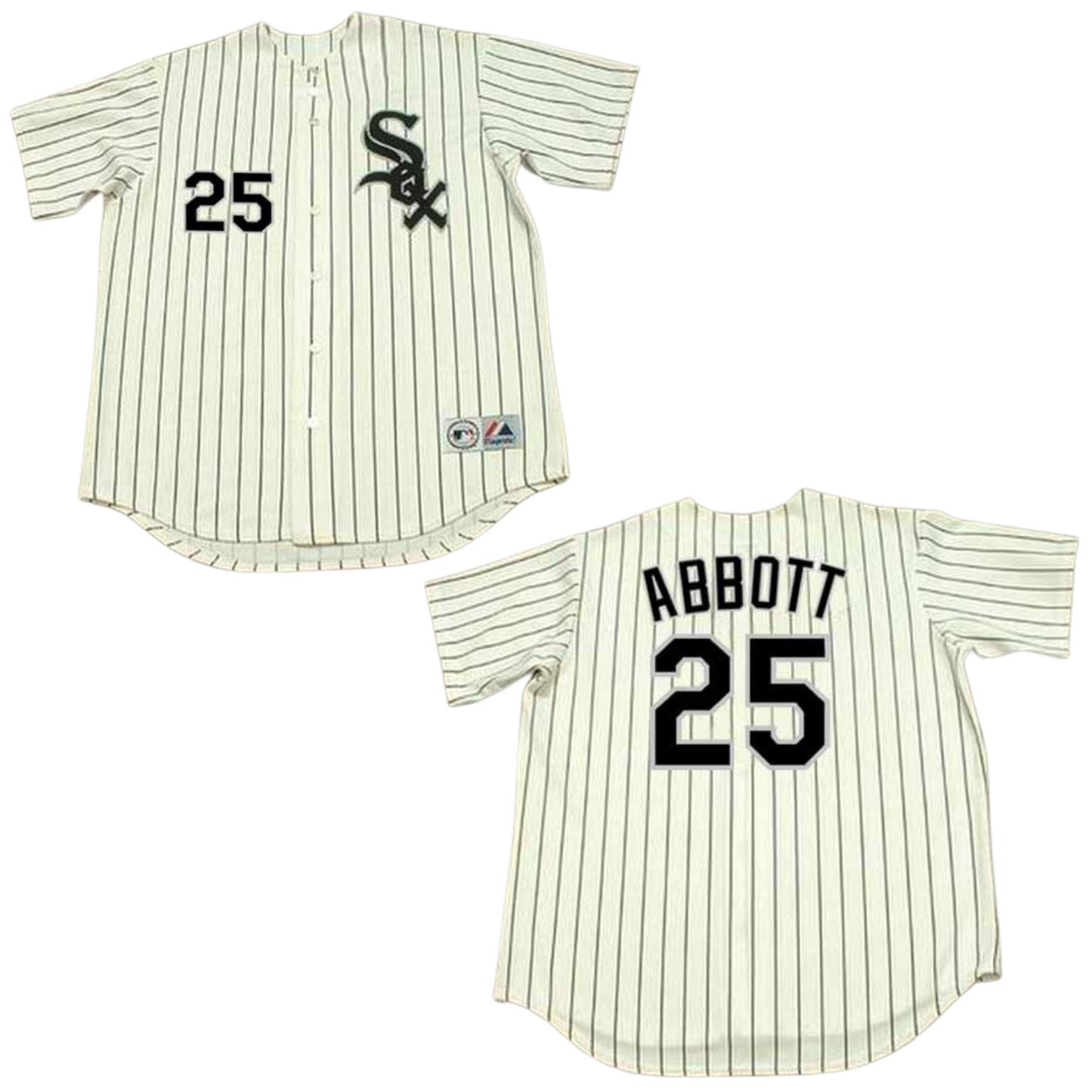 Baseball Jim Abbott Chicago White Sox 25 Jersey