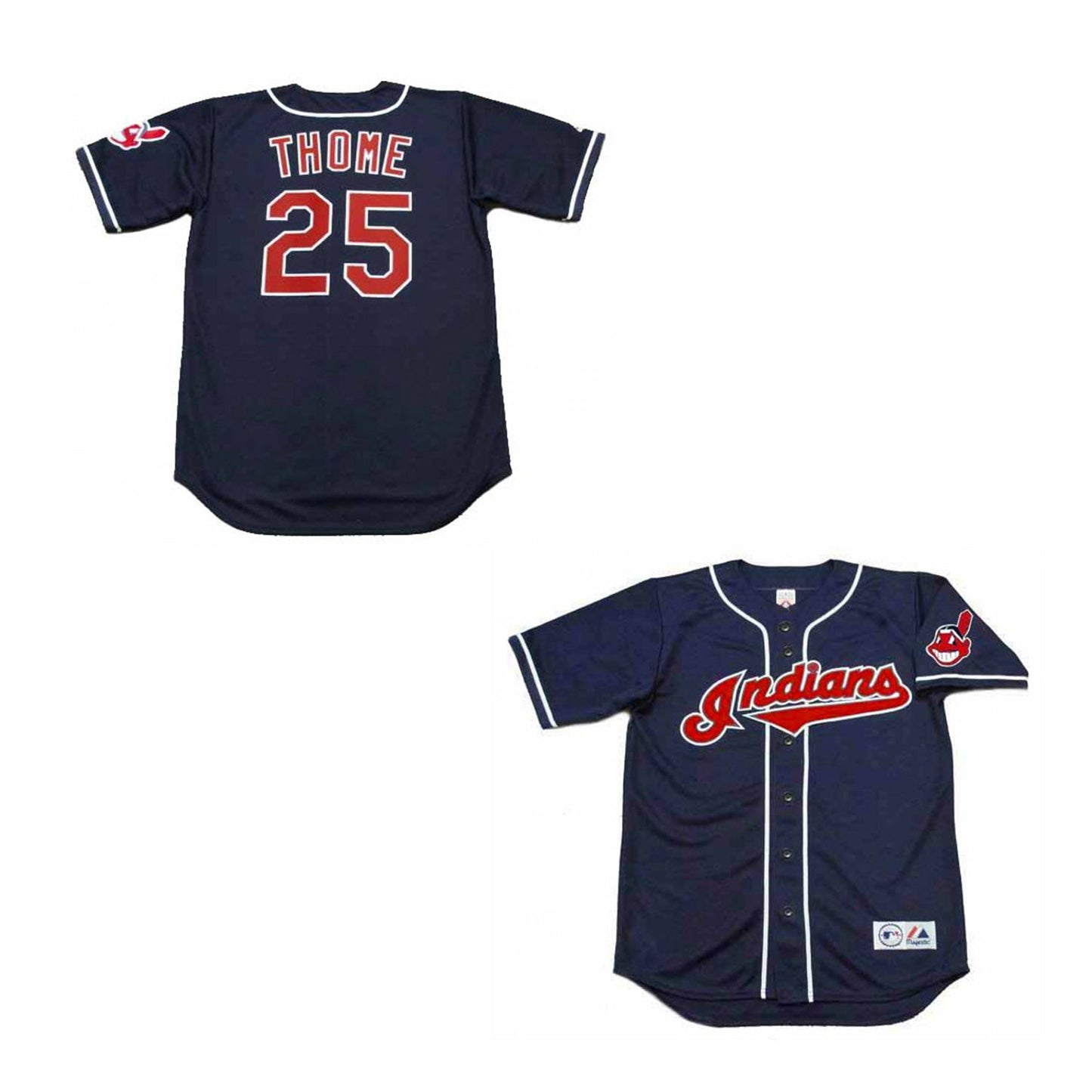 Baseball Jim Thome Cleveland Indians 25 Jersey