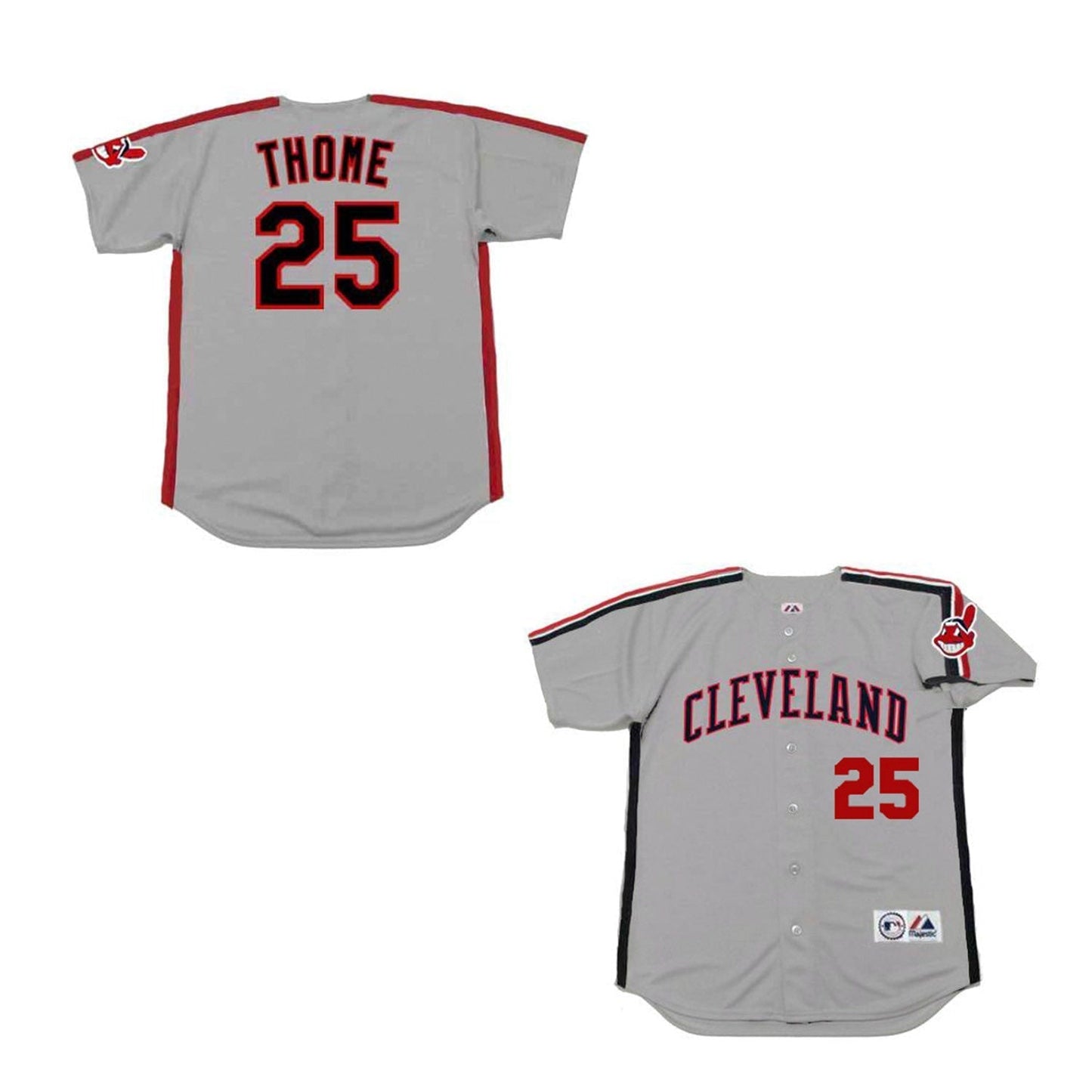 Baseball Jim Thome Cleveland Indians 25 Jersey